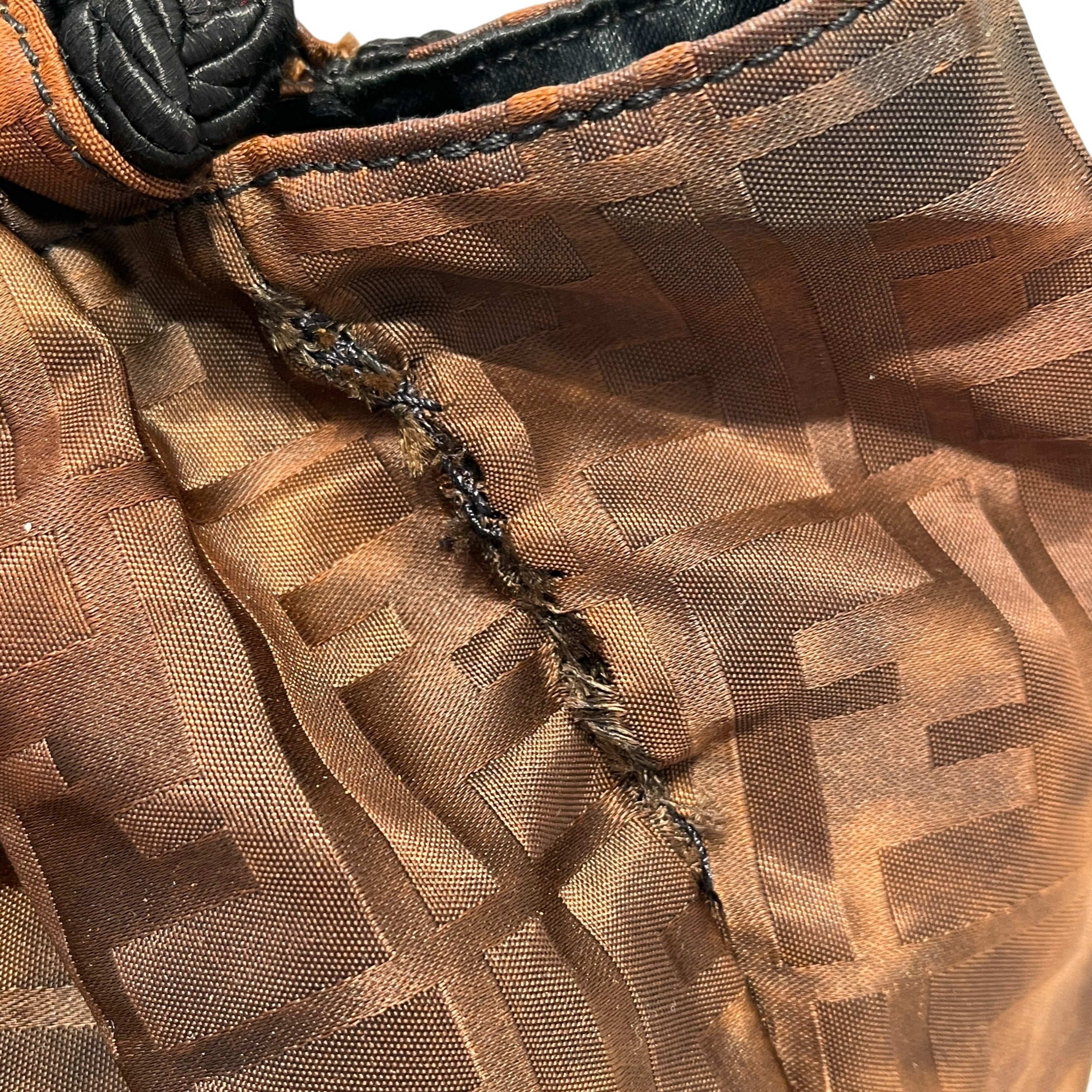 FENDI/Hand Bag/Monogram/Nylon/BRW/sling bag view 8