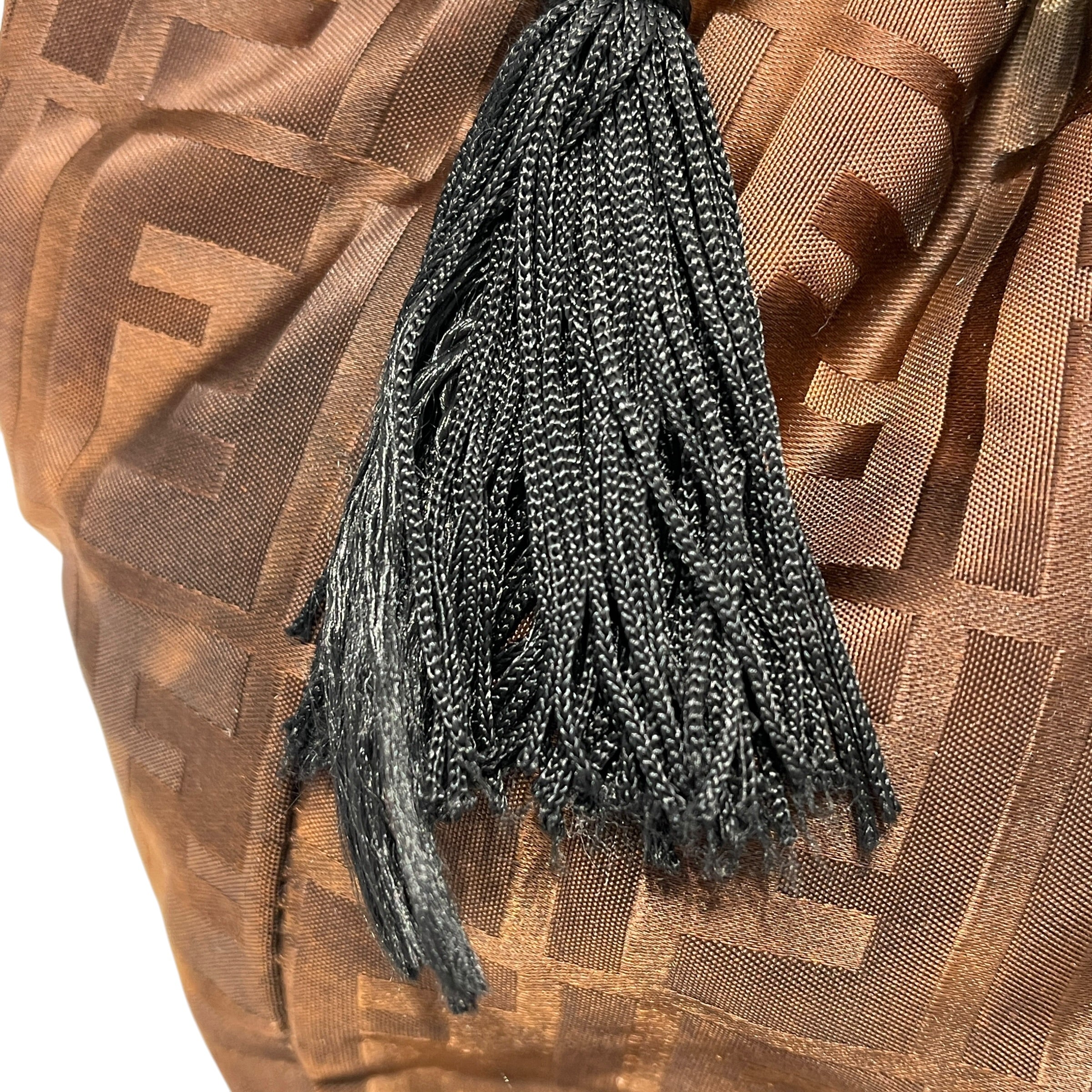 FENDI/Hand Bag/Monogram/Nylon/BRW/sling bag view 7