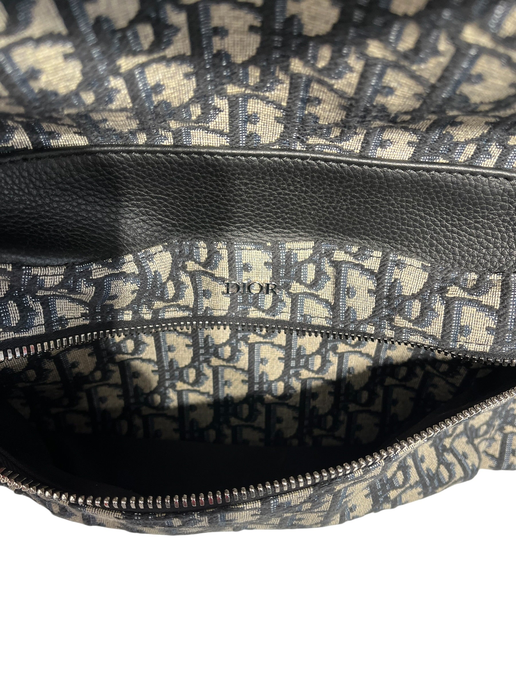 Christian Dior/Backpack/Monogram/Cotton/BEG/Mens Oblique Backpack monogram view 4