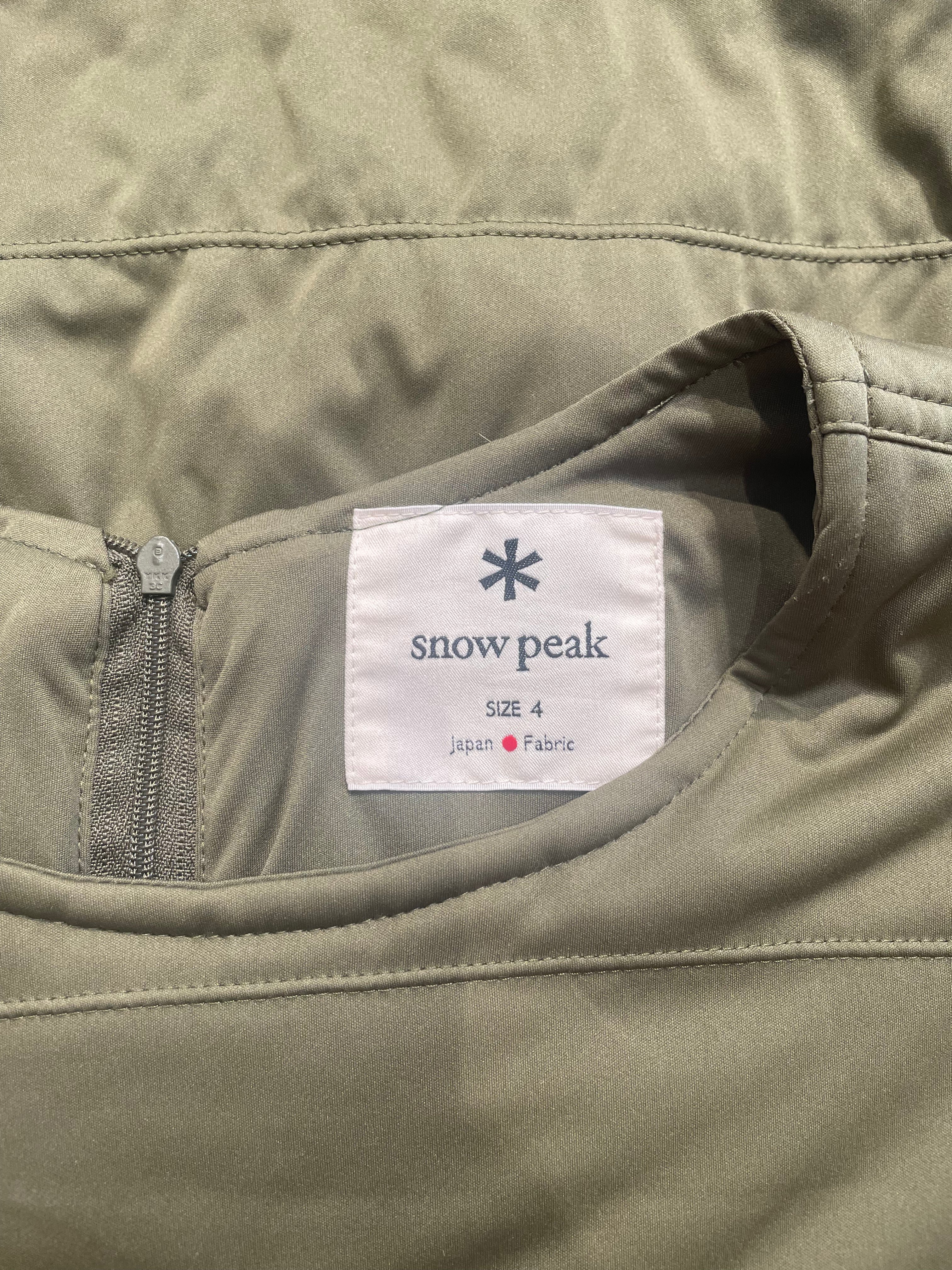 snow peak/LS Dress/4/Cotton/GRN/Midi Length/PUFFER DRESS view 3