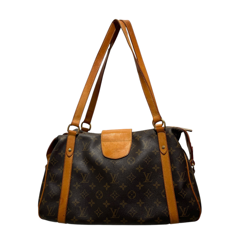 LOUIS VUITTON/Hand Bag/Monogram/BRW/MONO CANVAS STRESA PM