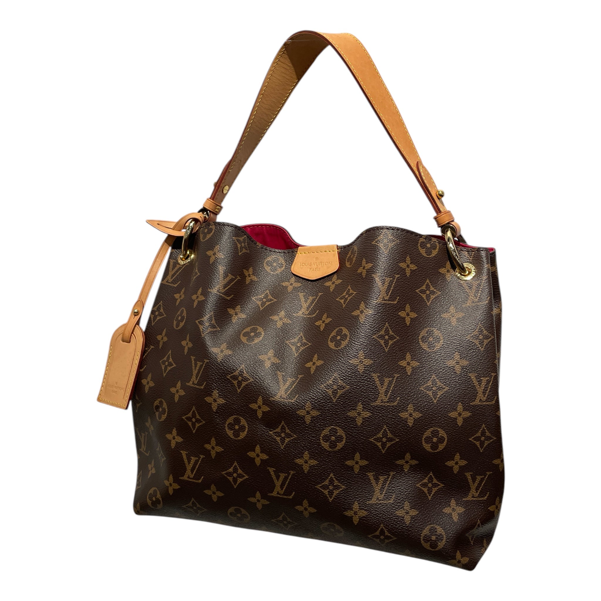 LOUIS VUITTON/Hand Bag/Monogram/Leather/BRW/graceful pm view 1