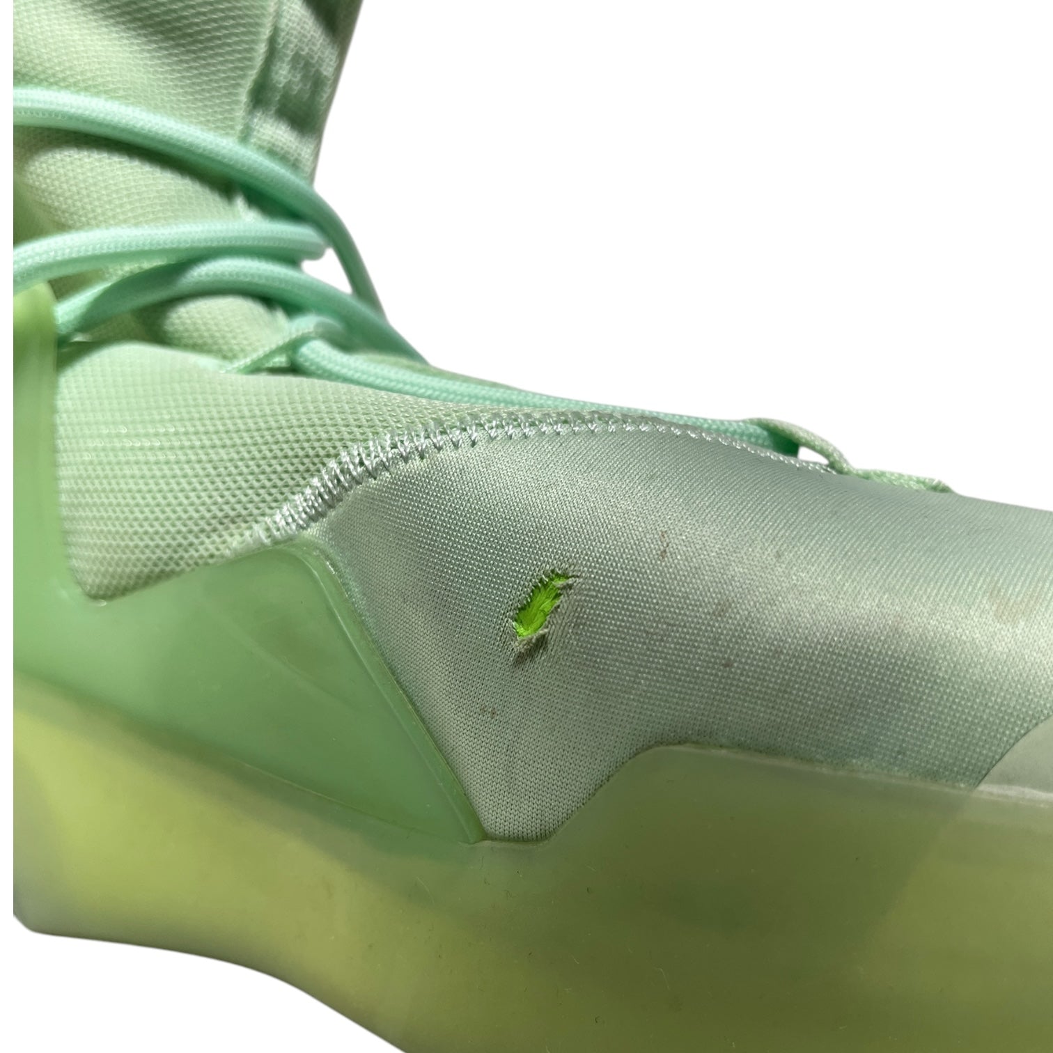 NIKE/FEAR OF GOD/Hi-Sneakers/US 12/Polyester/GRN/FEAR OF GOD 1 FROSTED SPRUCE view 6