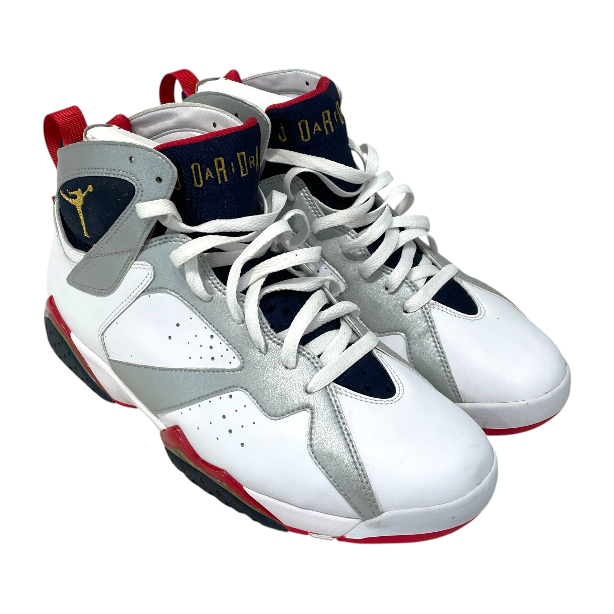 JORDAN BRAND/Hi-Sneakers/US 12/White/Jordan 7 Olympic view 1