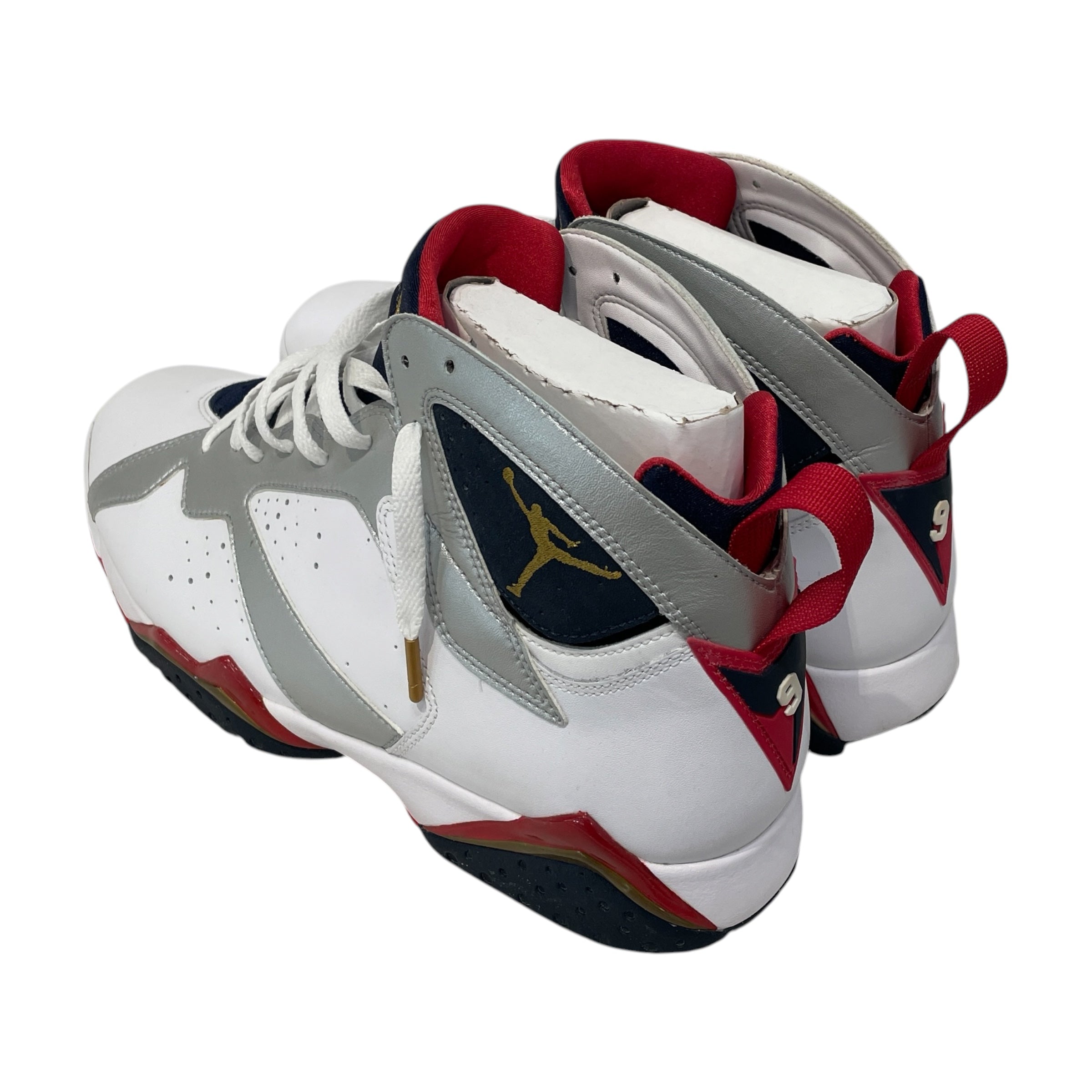 JORDAN BRAND/Hi-Sneakers/US 12/White/Jordan 7 Olympic view 2