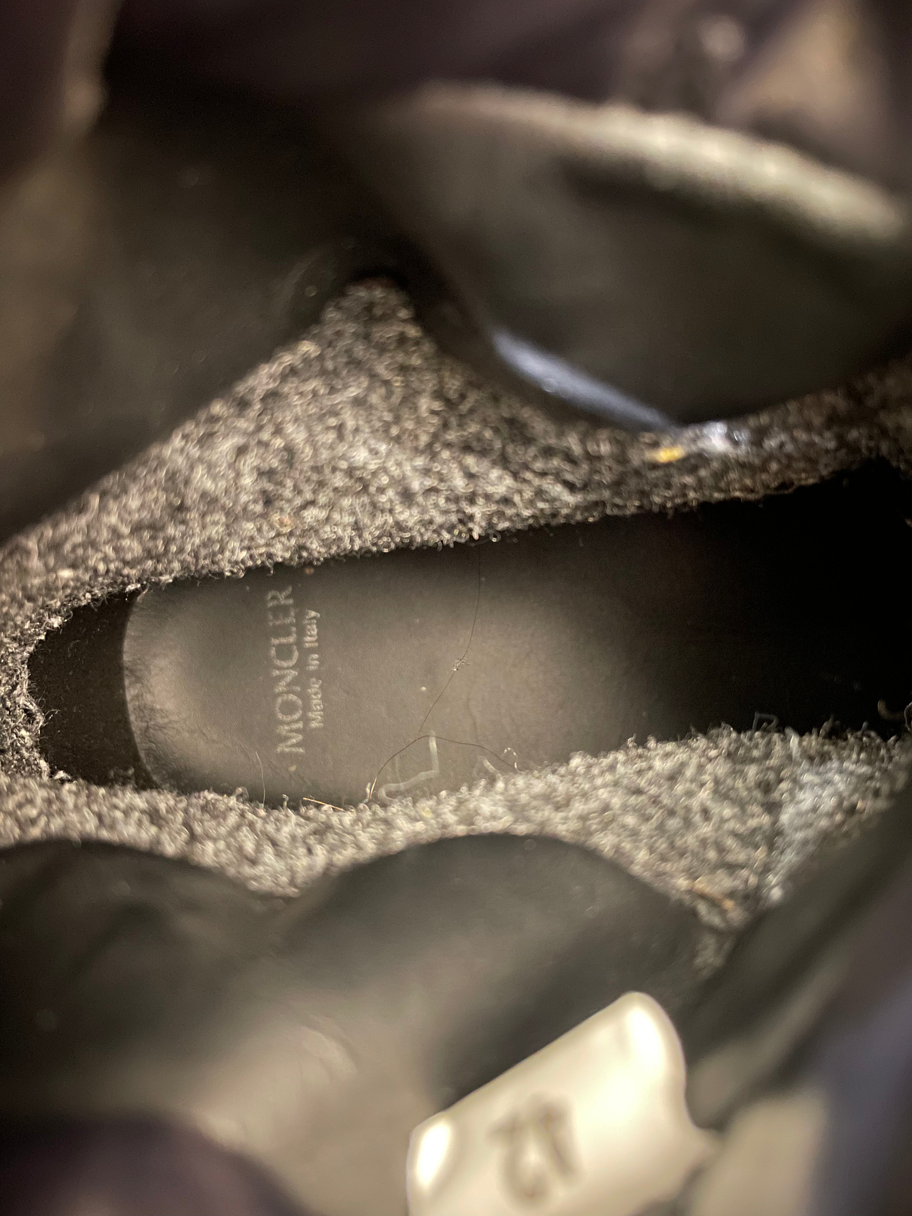 MONCLER/Booties/EU 42/BLK/BLACK WINTER BOOT RUBBER SOLE view 3