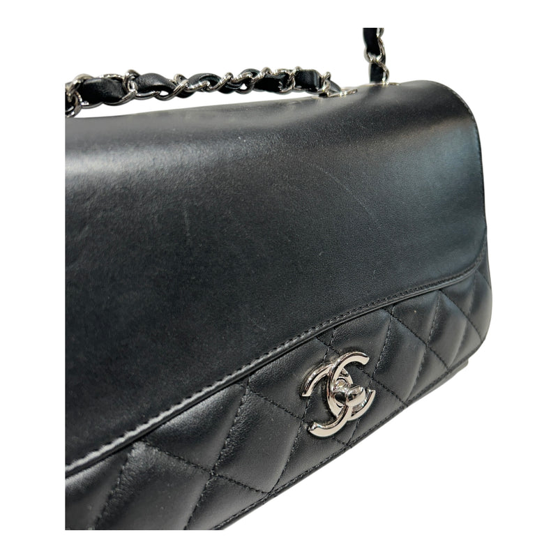CHANEL/Bag/OS/Lambskin/BLK/TRAMEZZO FLAP BLACK