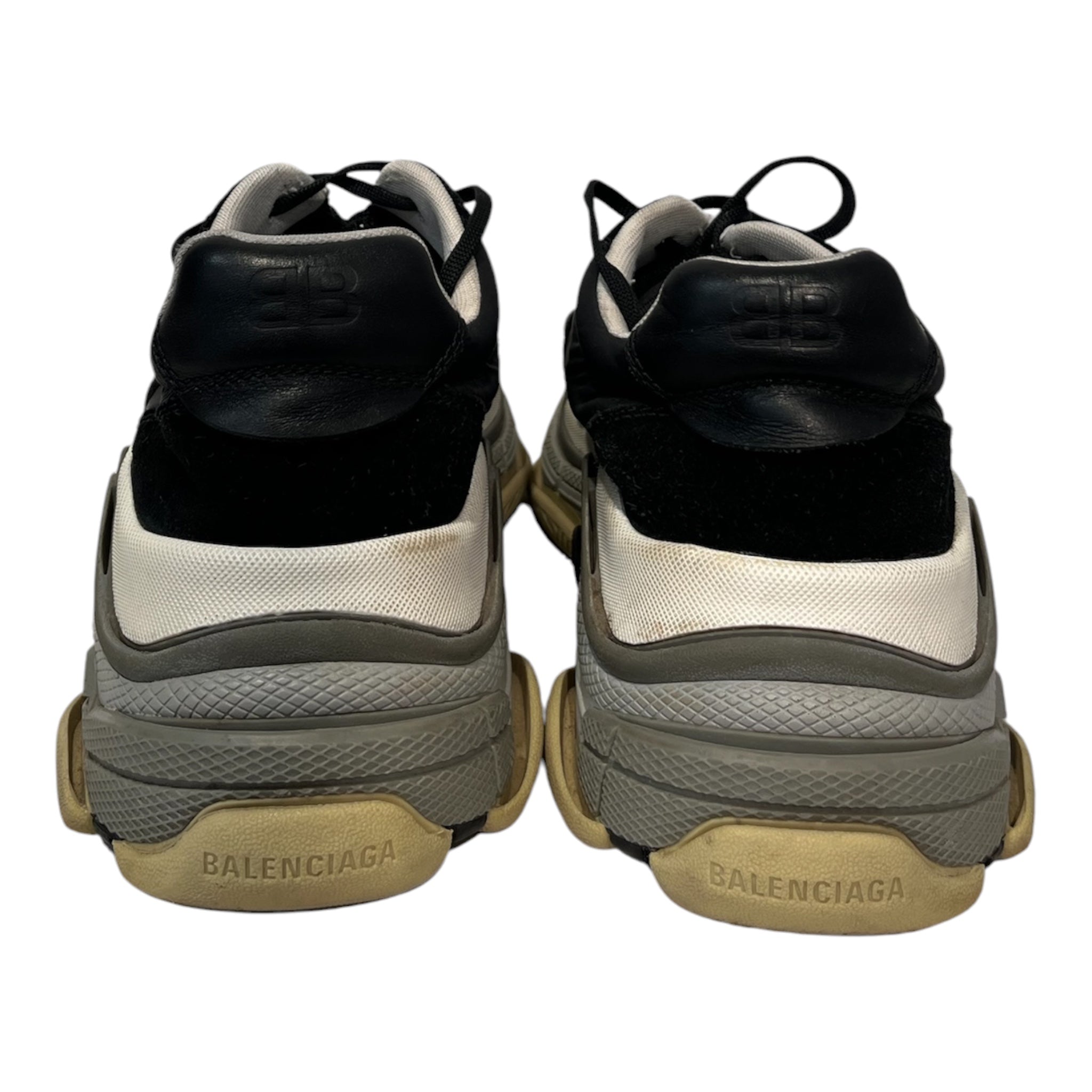 BALENCIAGA/Low-Sneakers/US 11/Polyester/BLK/PPL/BLK SUEDE/NYLON view 4