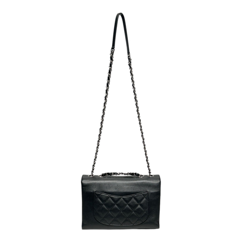 CHANEL/Bag/OS/Lambskin/BLK/TRAMEZZO FLAP BLACK