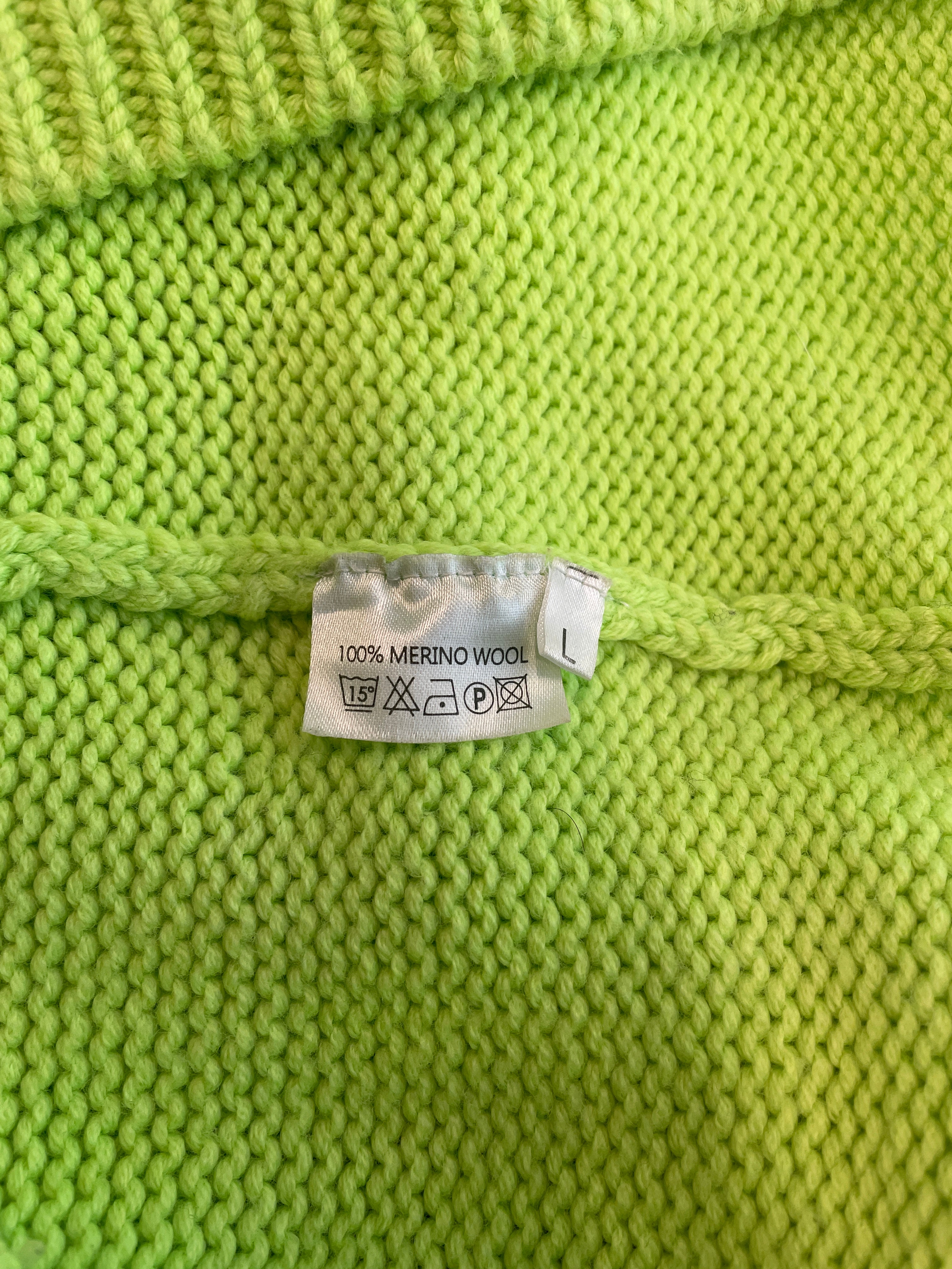 ALEXANDER DIGENOVA/Sweatshirt/L/Wool/GRN/BRIGHT GRN/BOTOX/KNIT PULLOVER view 4
