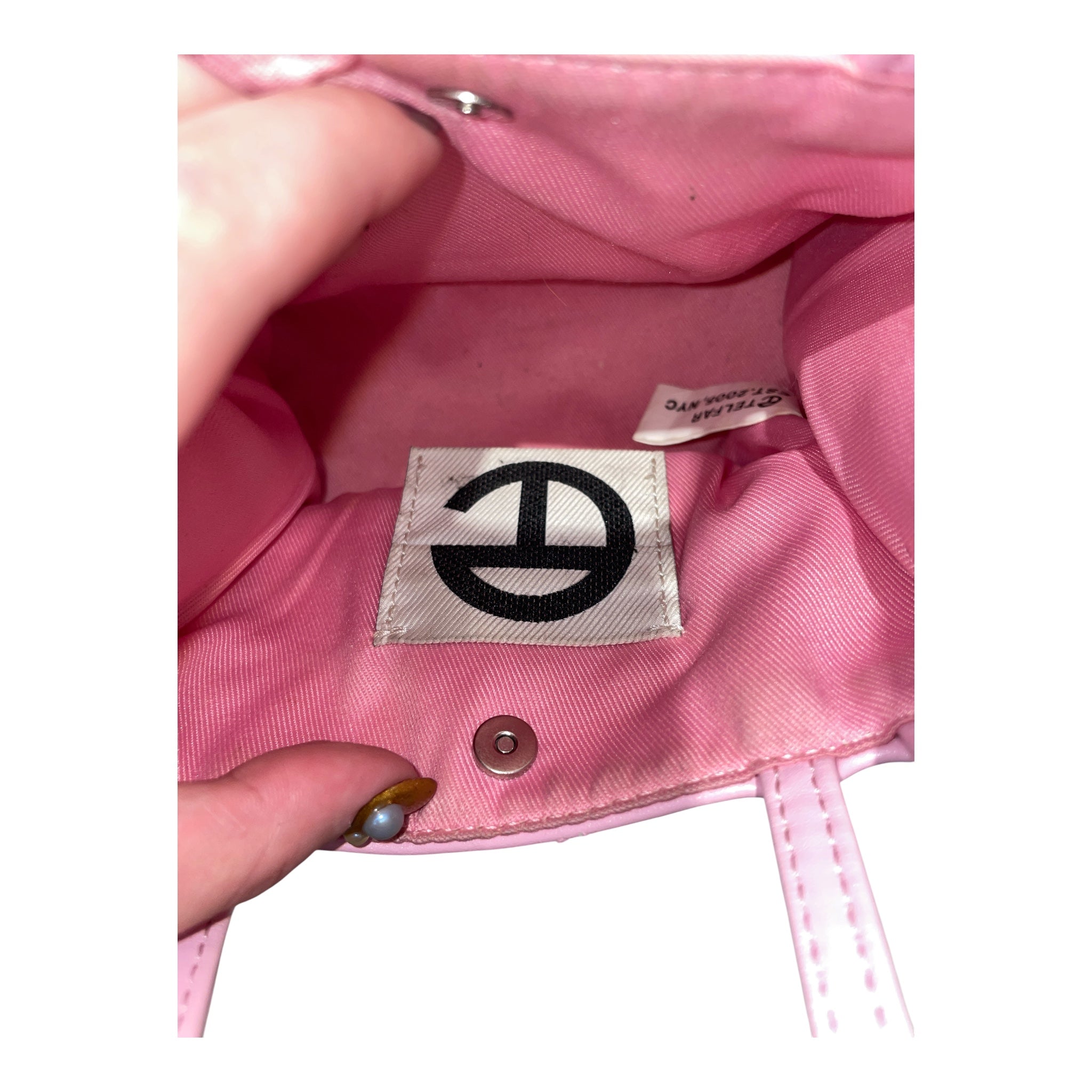 Telfar/Cross Body Bag/Faux Leather/PNK/ view 5