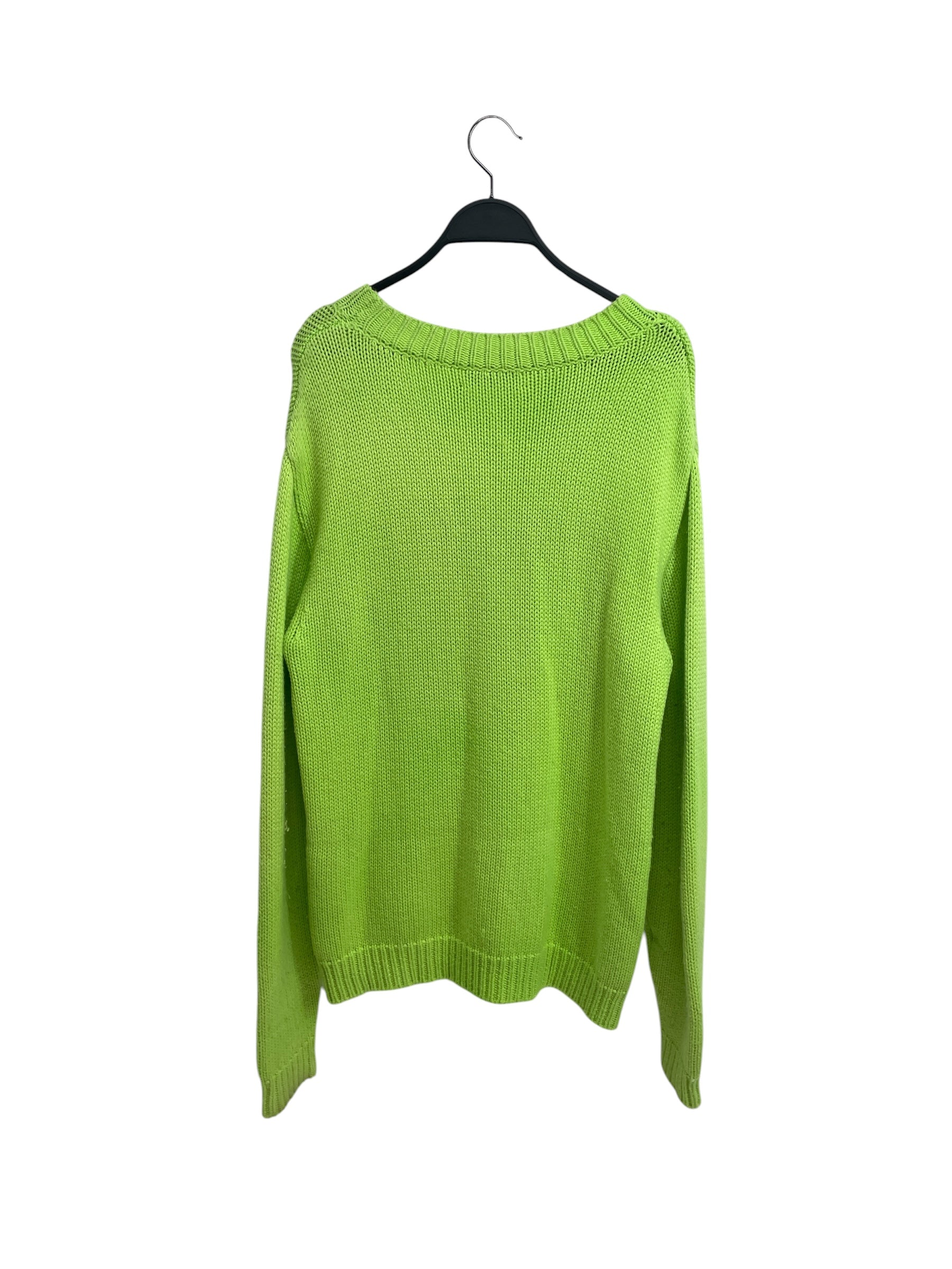 ALEXANDER DIGENOVA/Sweatshirt/L/Wool/GRN/BRIGHT GRN/BOTOX/KNIT PULLOVER view 2