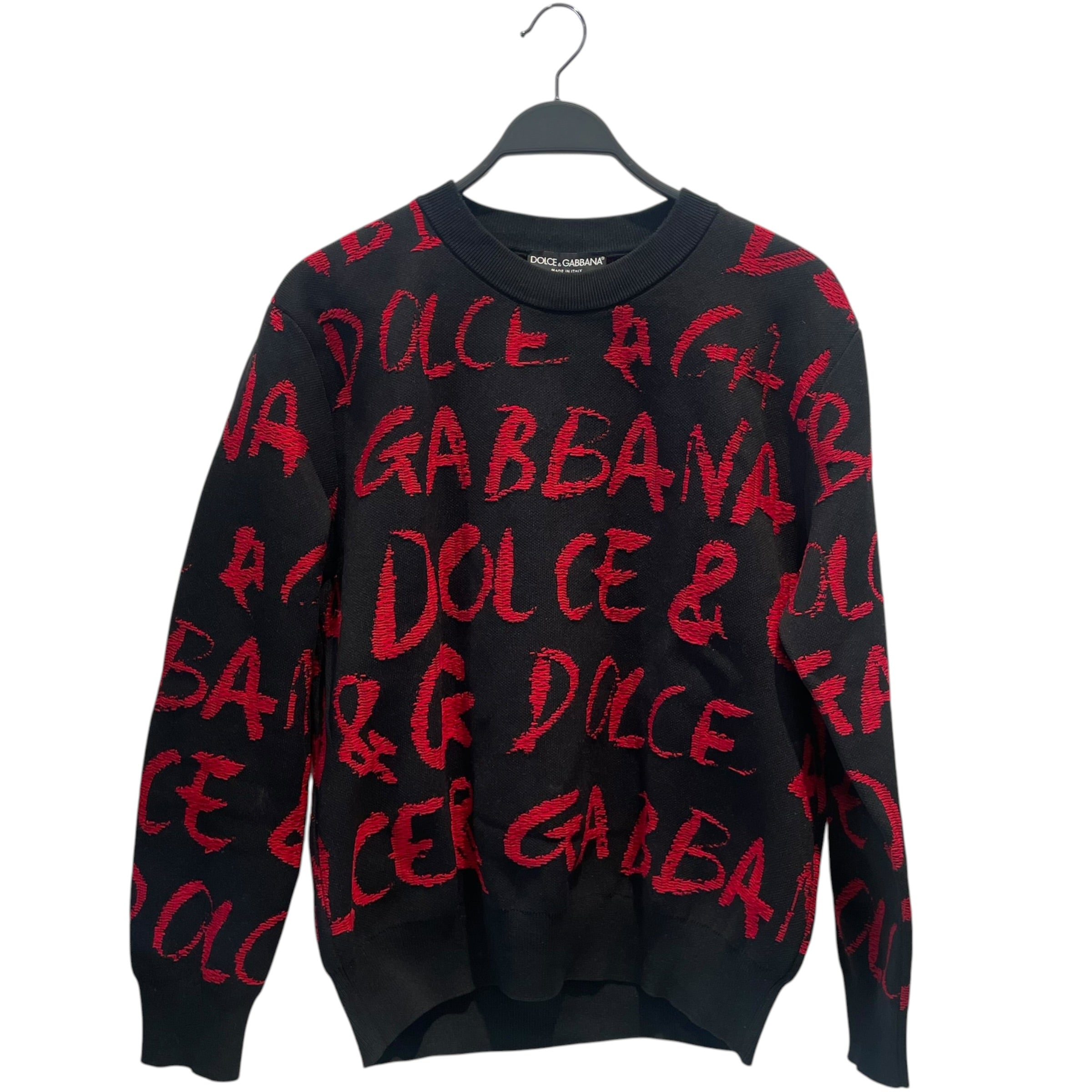DOLCE&GABBANA/Sweater/S/BLK/Brand Logo view 1