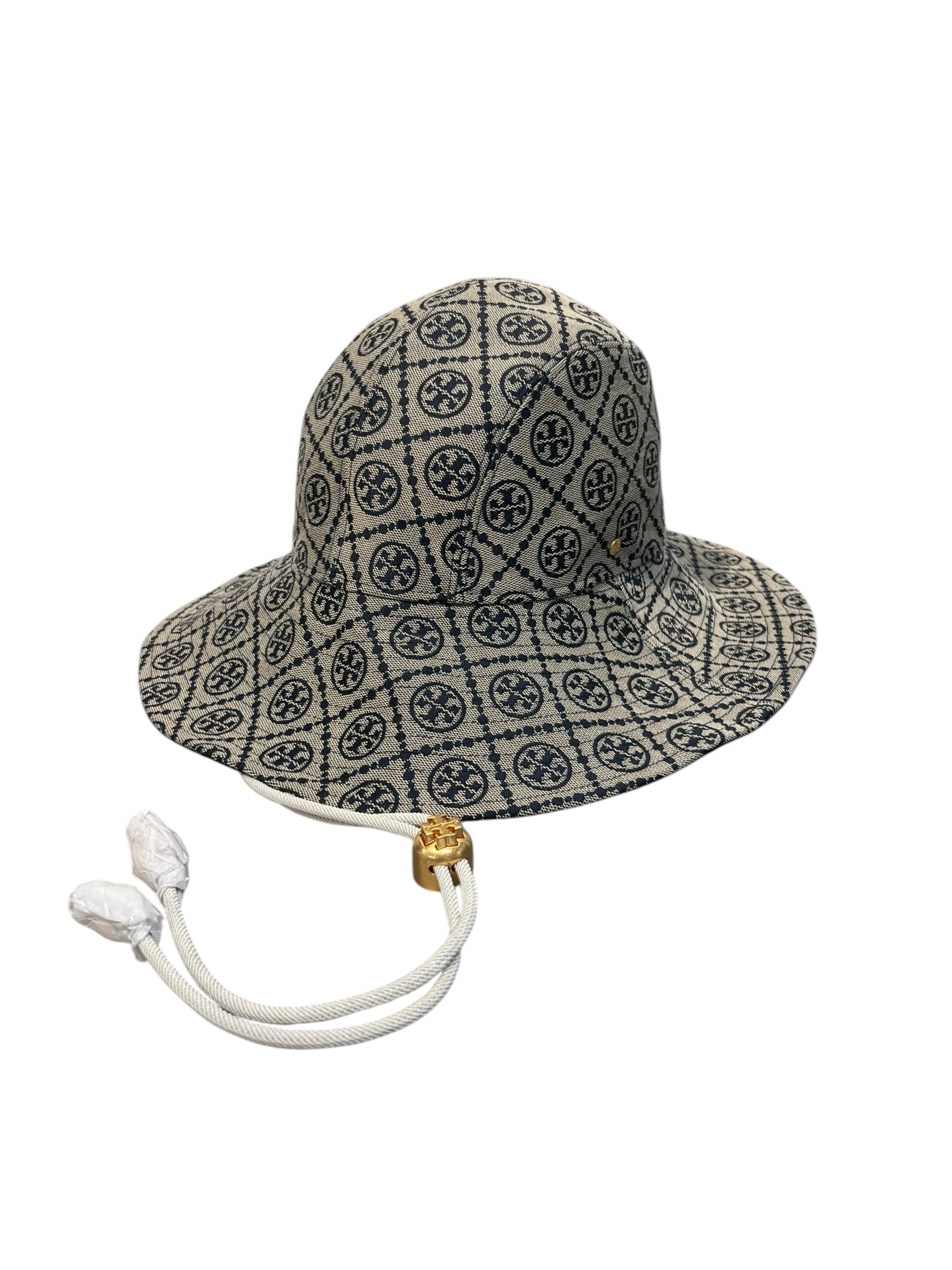 TORY BURCH/Bucket Hat/OS/Monogram/Cotton/BEG/ view 1