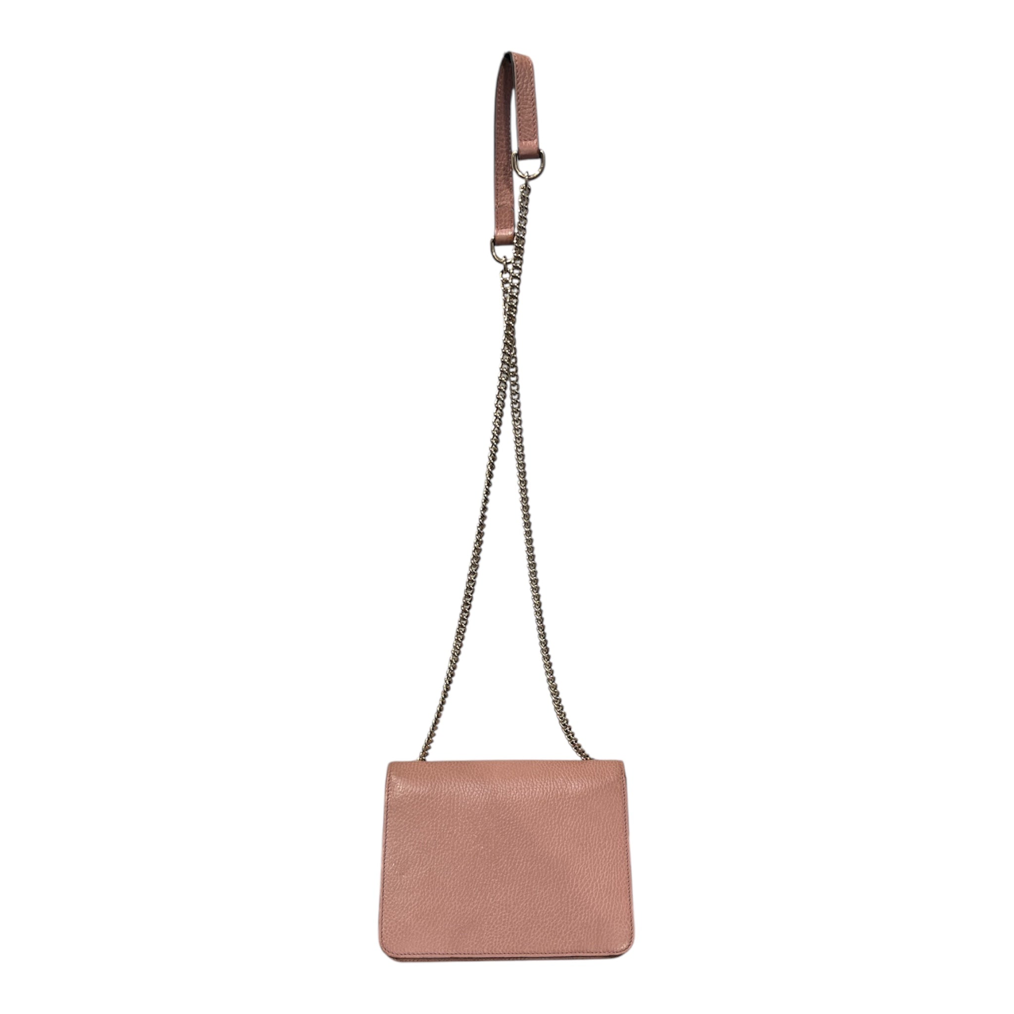 GUCCI/Cross Body Bag/Leather/PNK/INTERLOCKING G view 2
