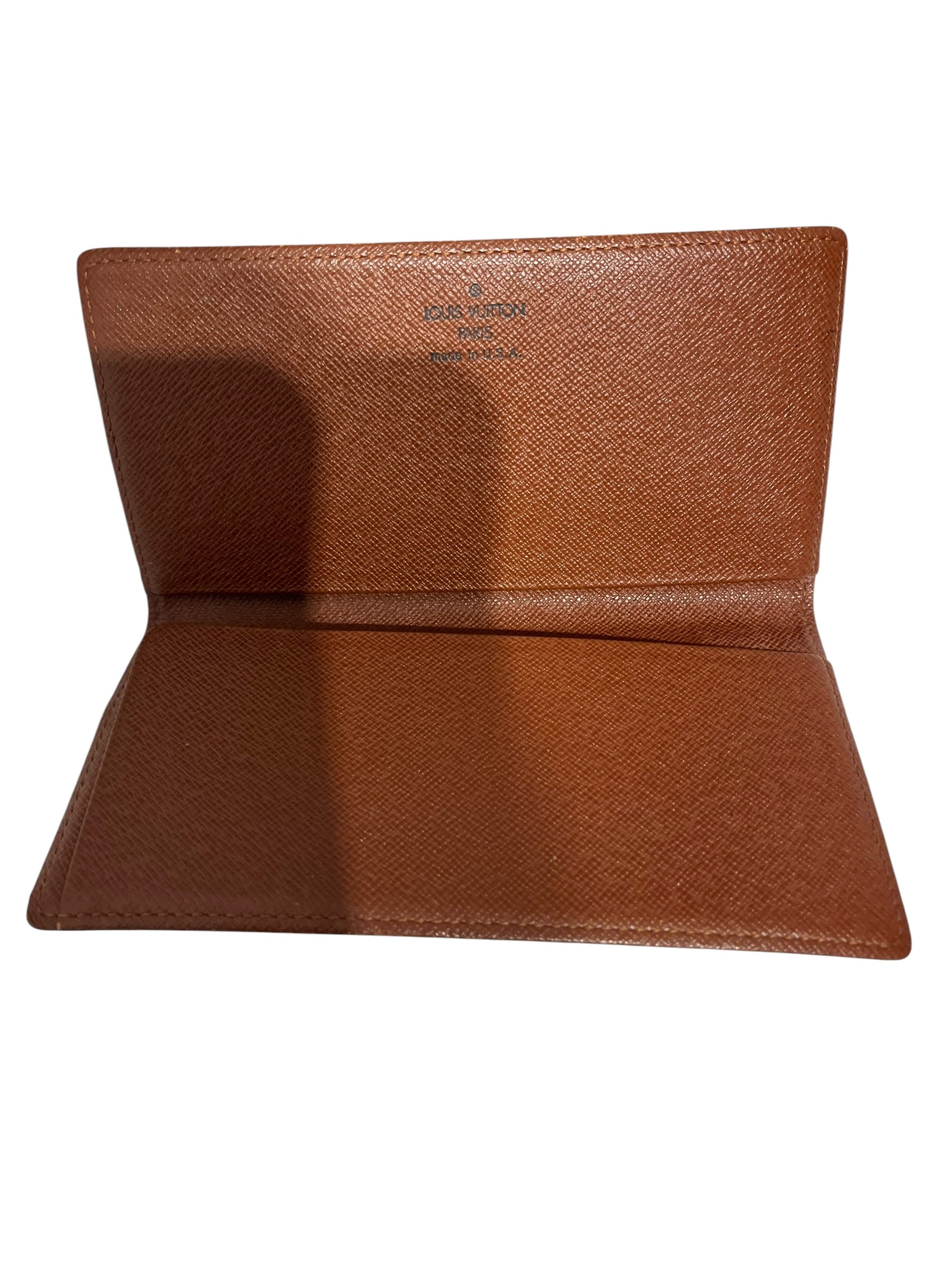 LOUIS VUITTON/Bifold Wallet/Monogram/Leather/BRW/ view 3