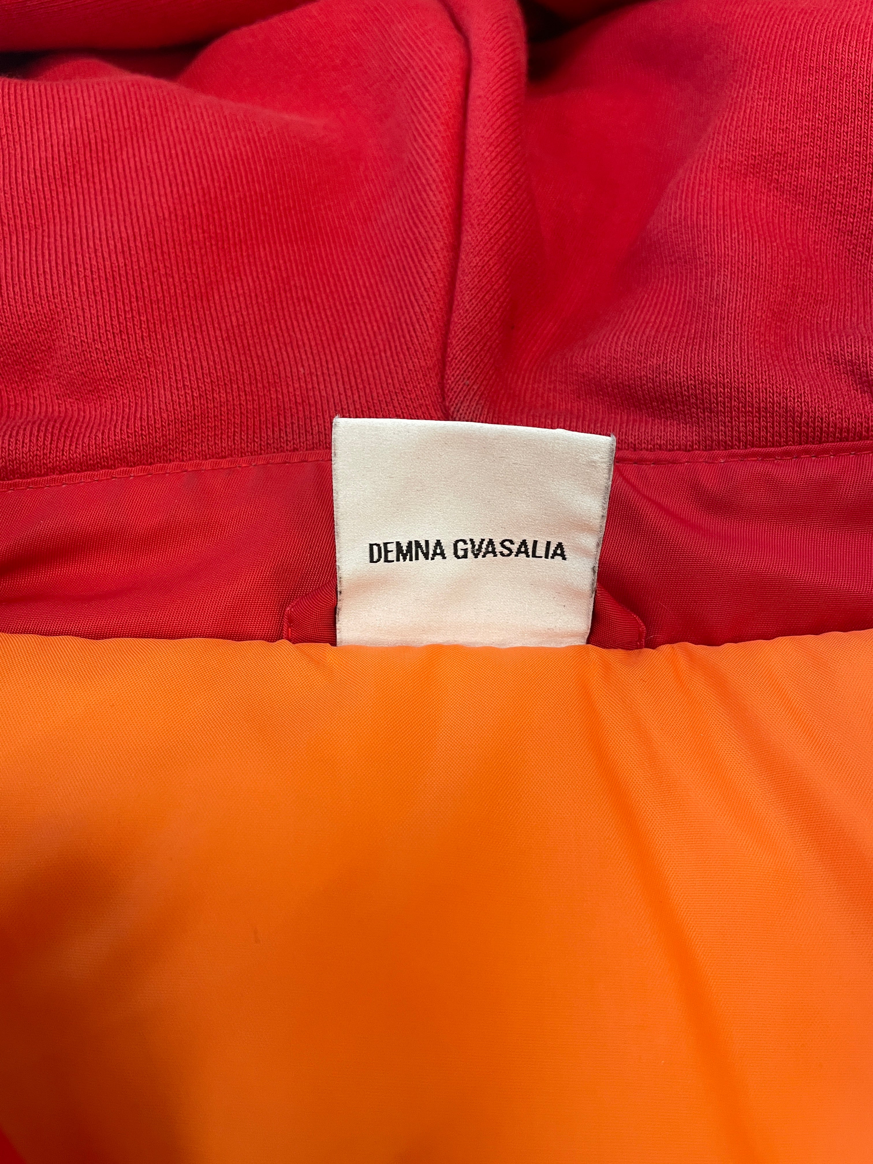 VETEMENTS/Puffer Jkt/S/Polyester/RED/AW16 CROPPED MA-1 BOMBER view 4