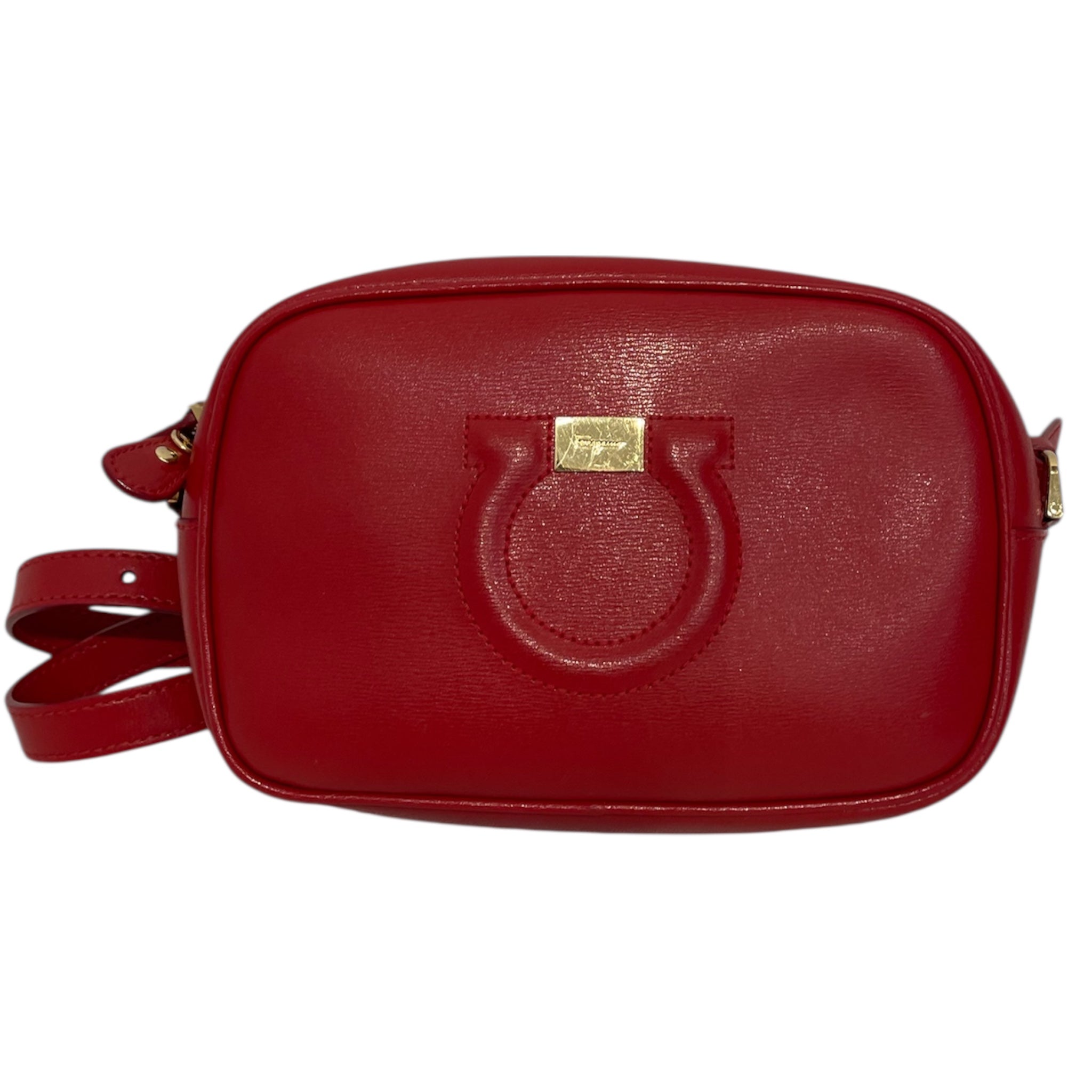 Salvatore Ferragamo/Cross Body Bag/Leather/RED/salvatore ferragamo view 3