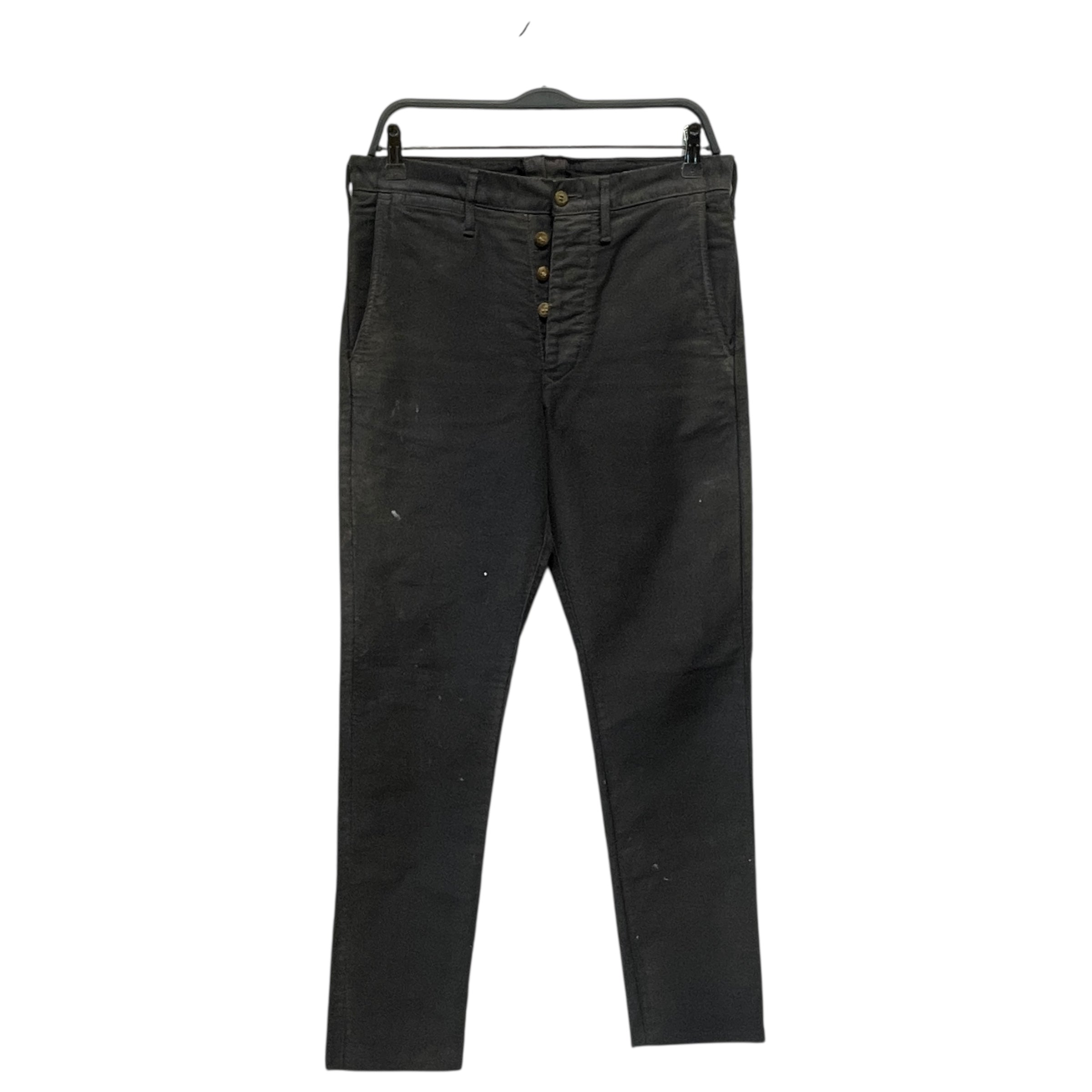 FABRIC BRAND&Co/Straight Pants/28/Denim/BLK/High-waisted/PAINT SPLATTER view 1