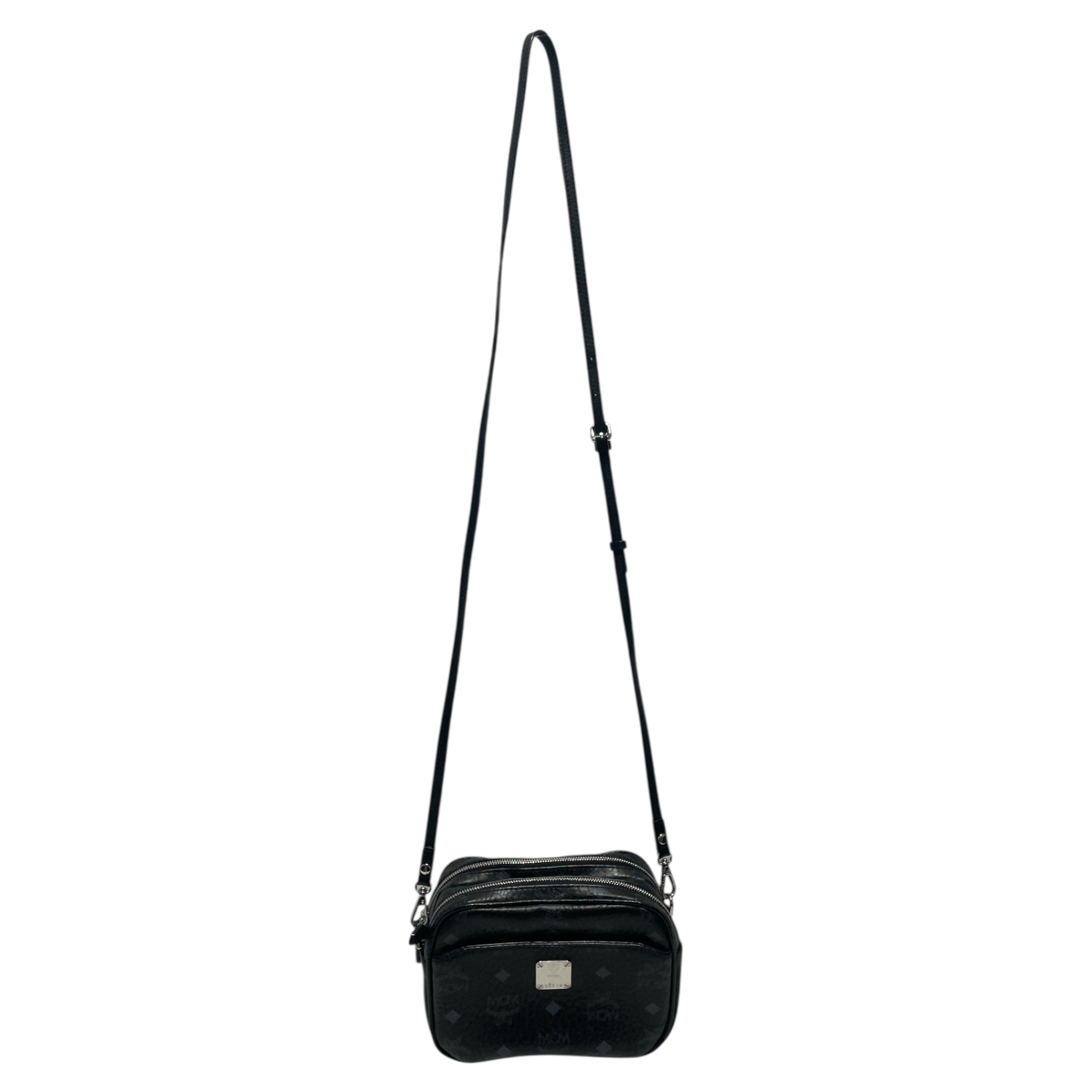 MCM/Bag/Leather/BLK/Black crossbody view 1