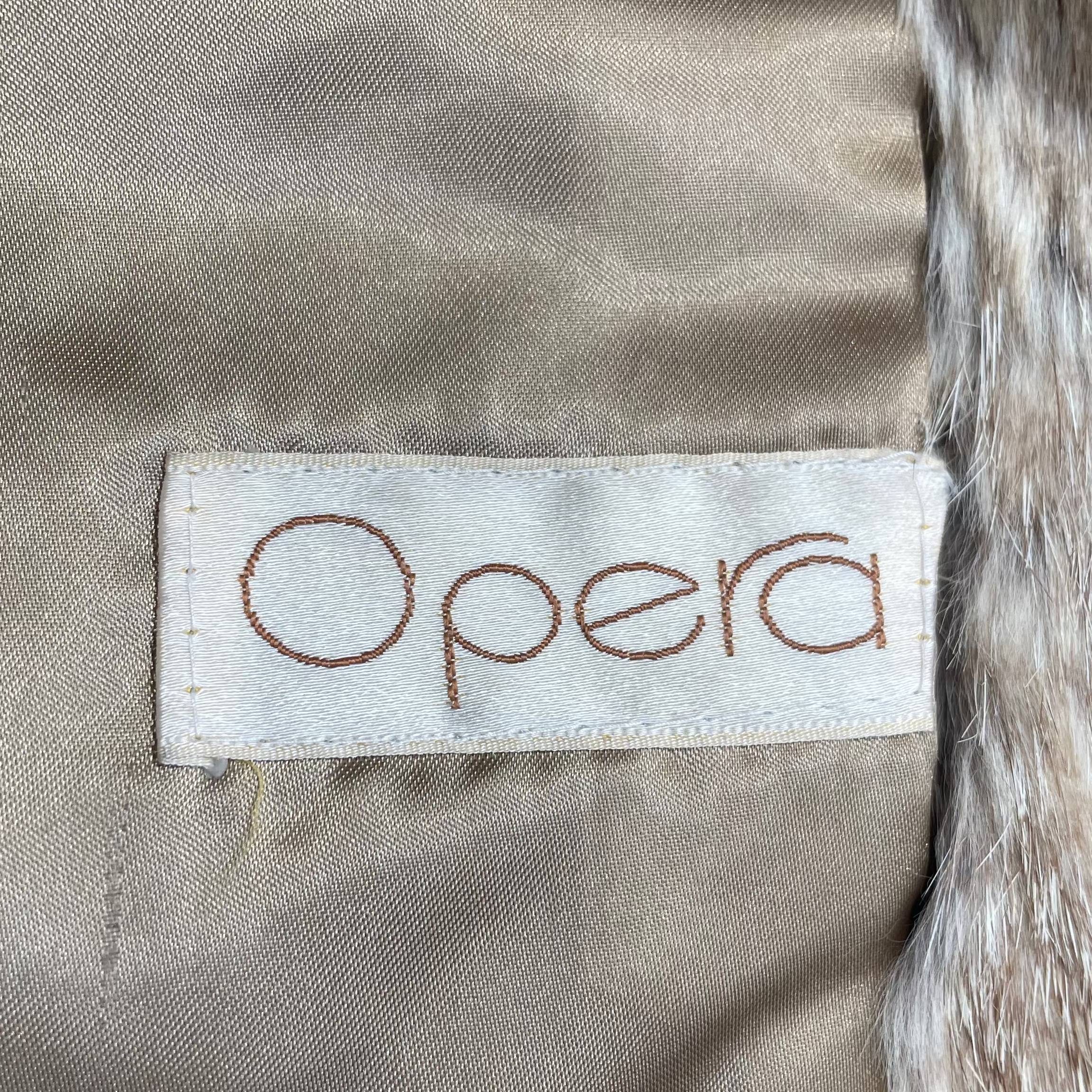 Vintage/Coat/Fur/BEG/Single Breasted/RABBIT FUR COAT view 3