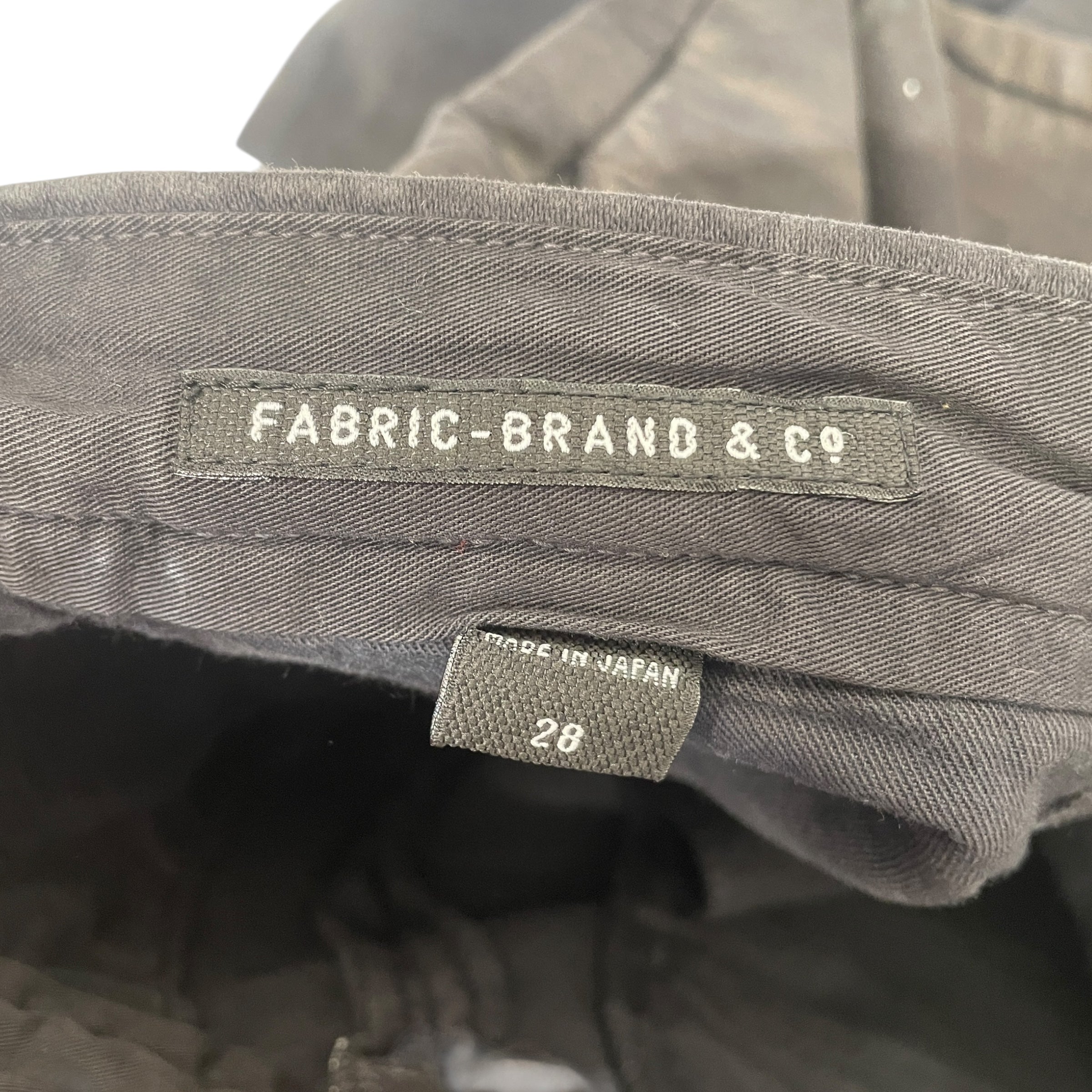 FABRIC BRAND&Co/Straight Pants/28/Denim/BLK/High-waisted/PAINT SPLATTER view 3