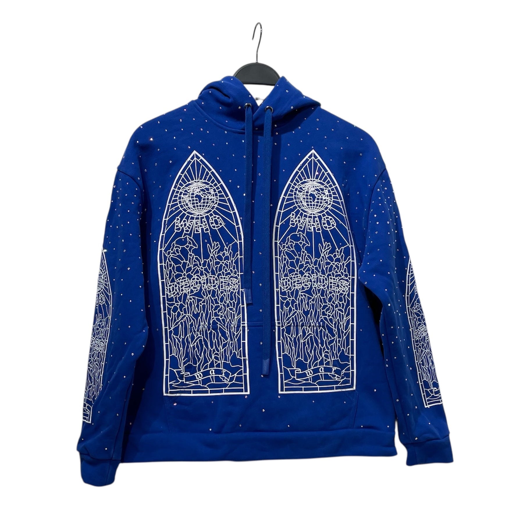 WHO DECIDES WAR/Hoodie/XXXS/Cotton/BLU/ view 1