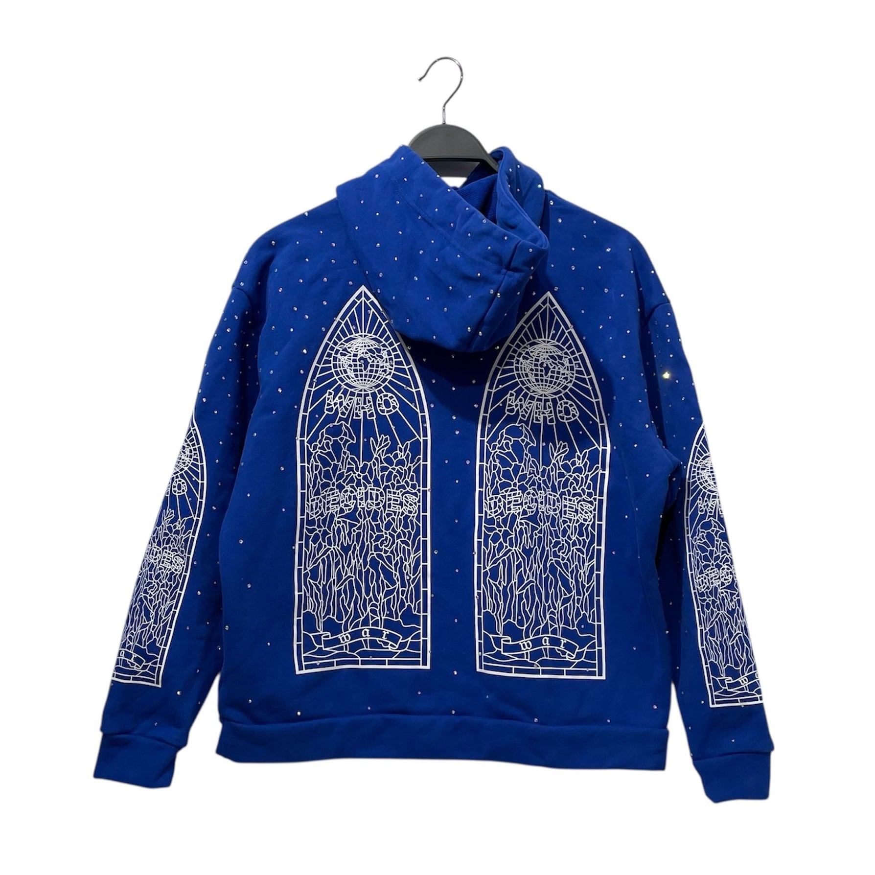 WHO DECIDES WAR/Hoodie/XXXS/Cotton/BLU/ view 2