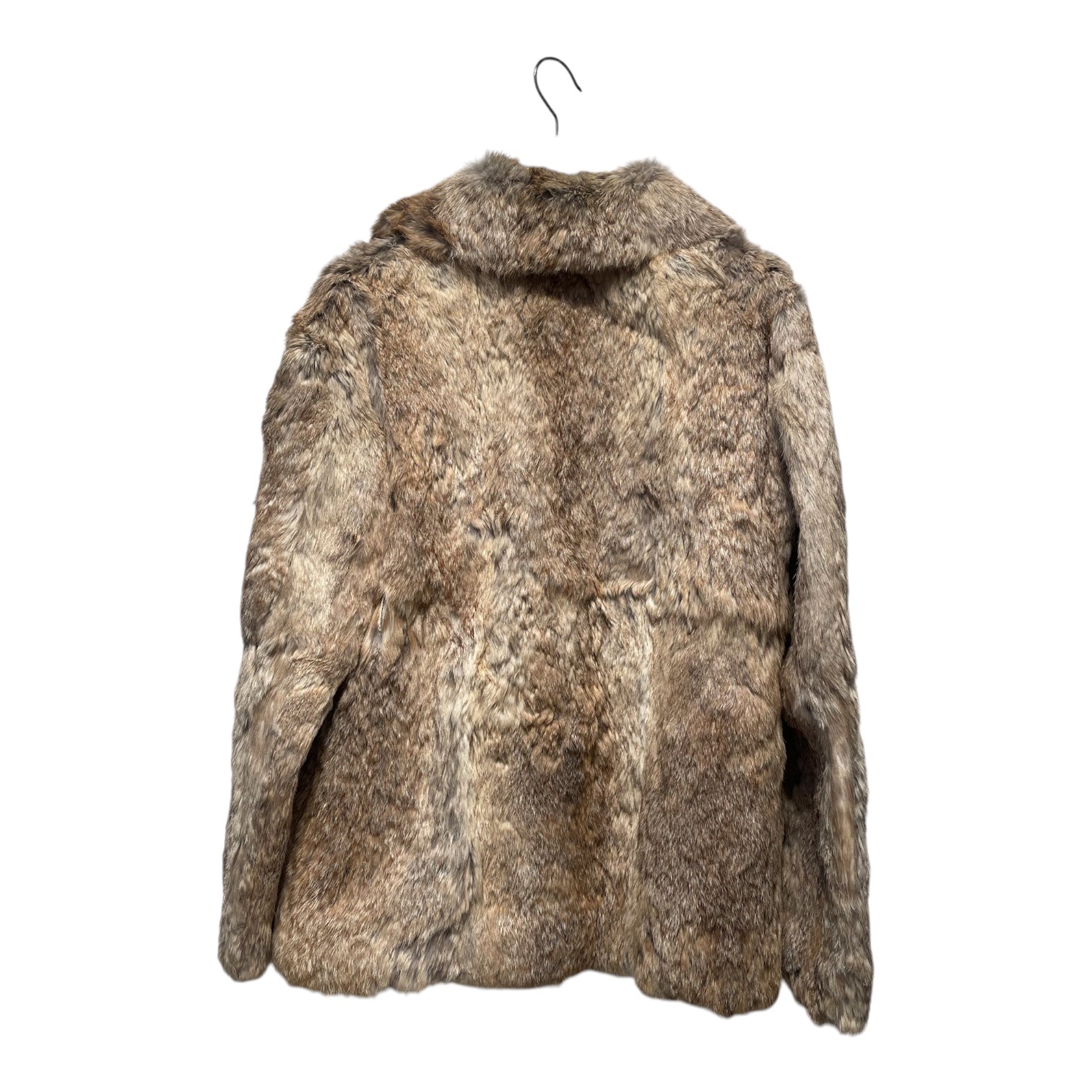 Vintage/Coat/Fur/BEG/Single Breasted/RABBIT FUR COAT view 2