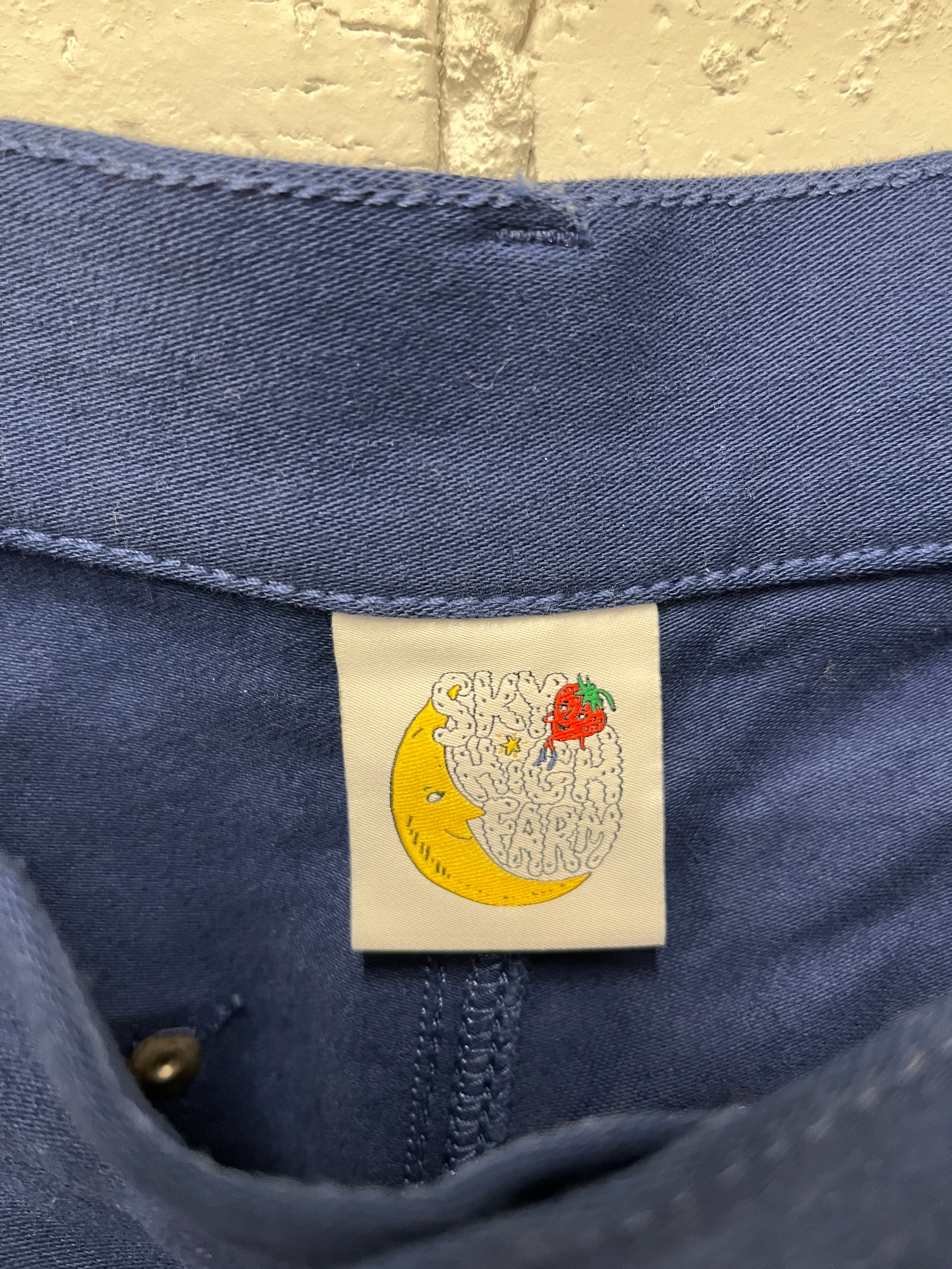 SKY HIGH FARM/Carpenter Pants/M/Cotton/NVY/CARPENTER PANT (FLOWERS) view 3