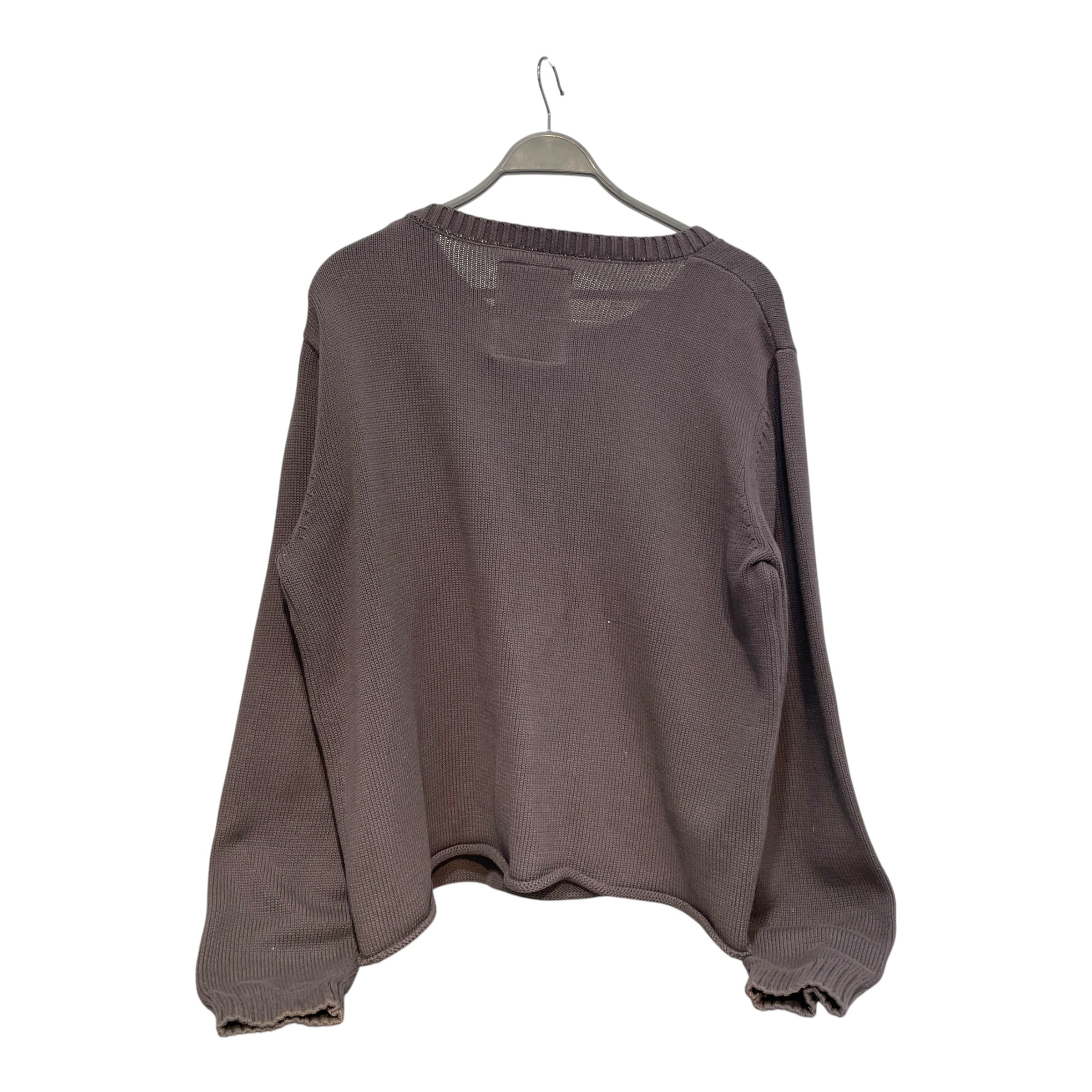 basketcase gallery/Sweater/XL/Graphic/Cotton/GRY/Raw College Knit Sweater view 3