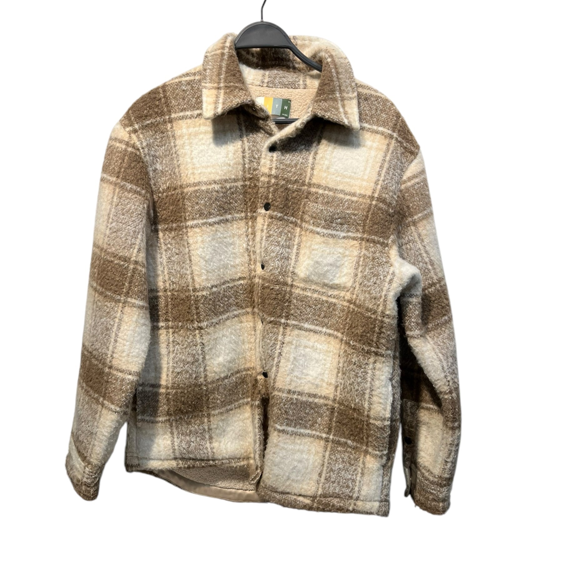 KITH/Fleece Jkt/L/Polyester/MLT/Plaid/SHERIDAN - CANVAS