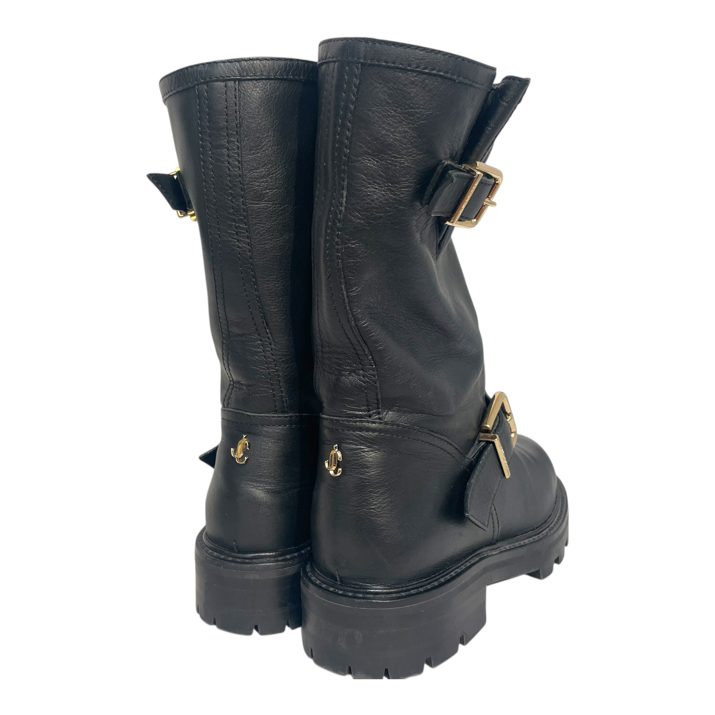 JIMMY CHOO/Boots/EU 36/Leather/BLK/ view 3