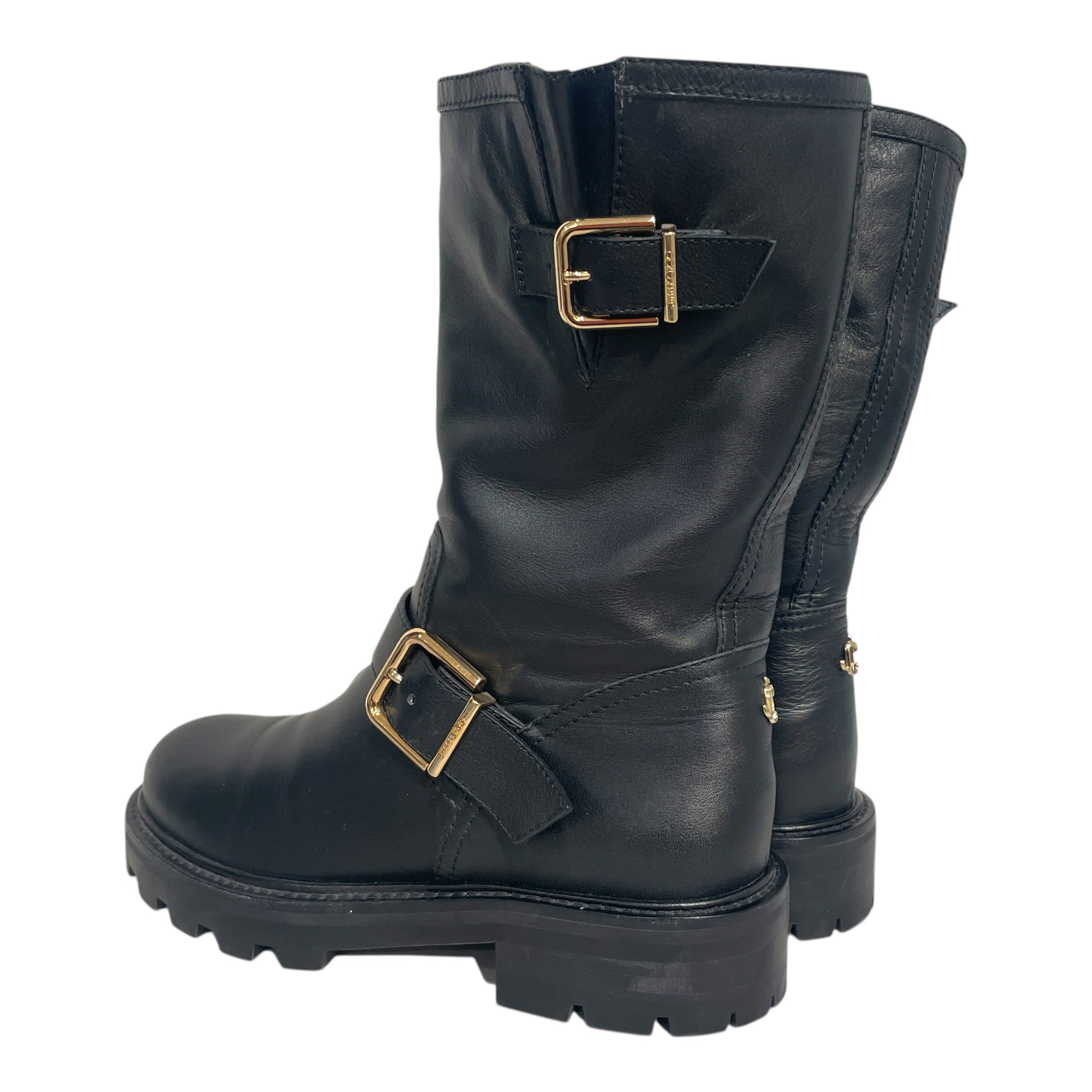 JIMMY CHOO/Boots/EU 36/Leather/BLK/ view 2