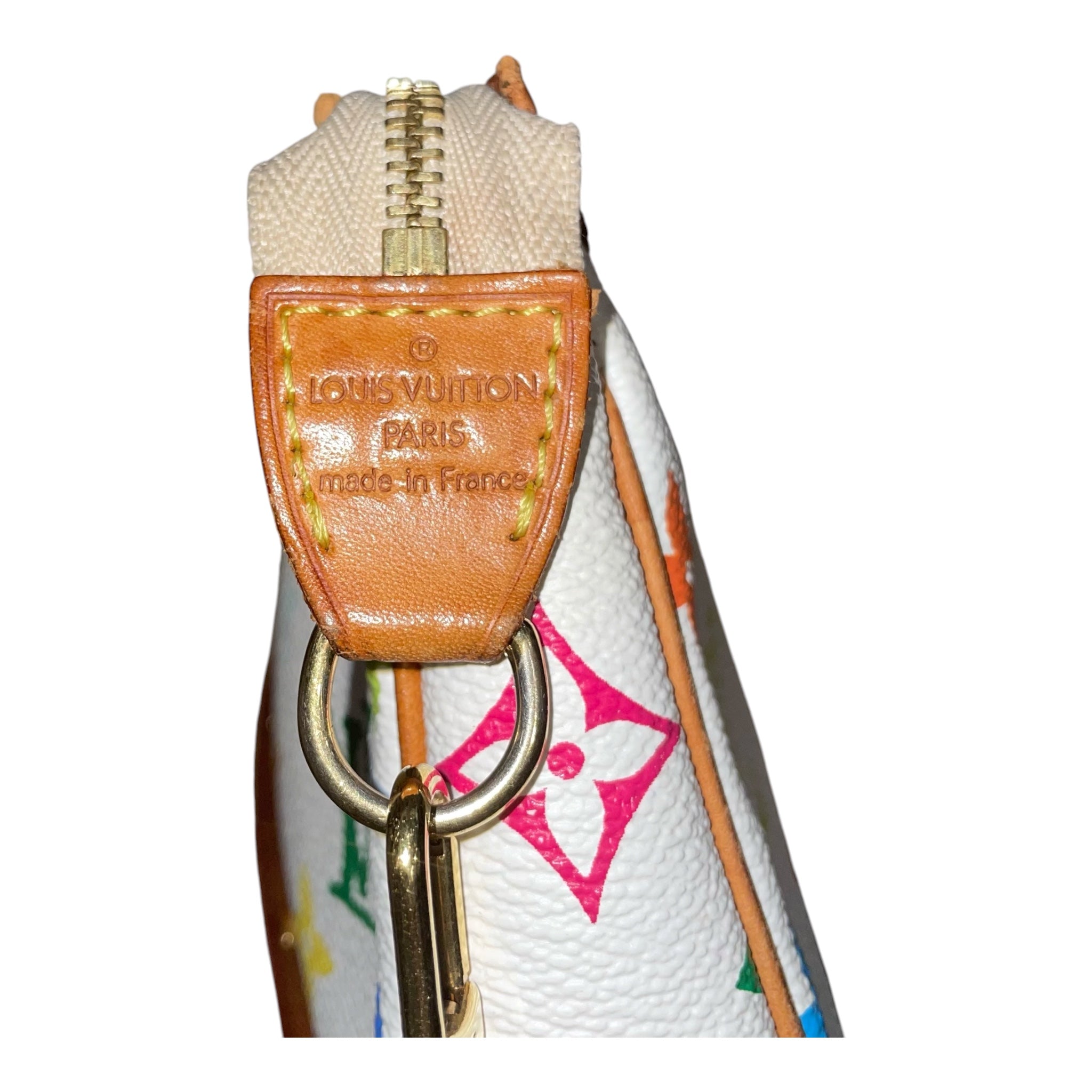 LOUIS VUITTON/Clutch Bag/Monogram/Leather/WHT/MULTICOLOR MONO view 6