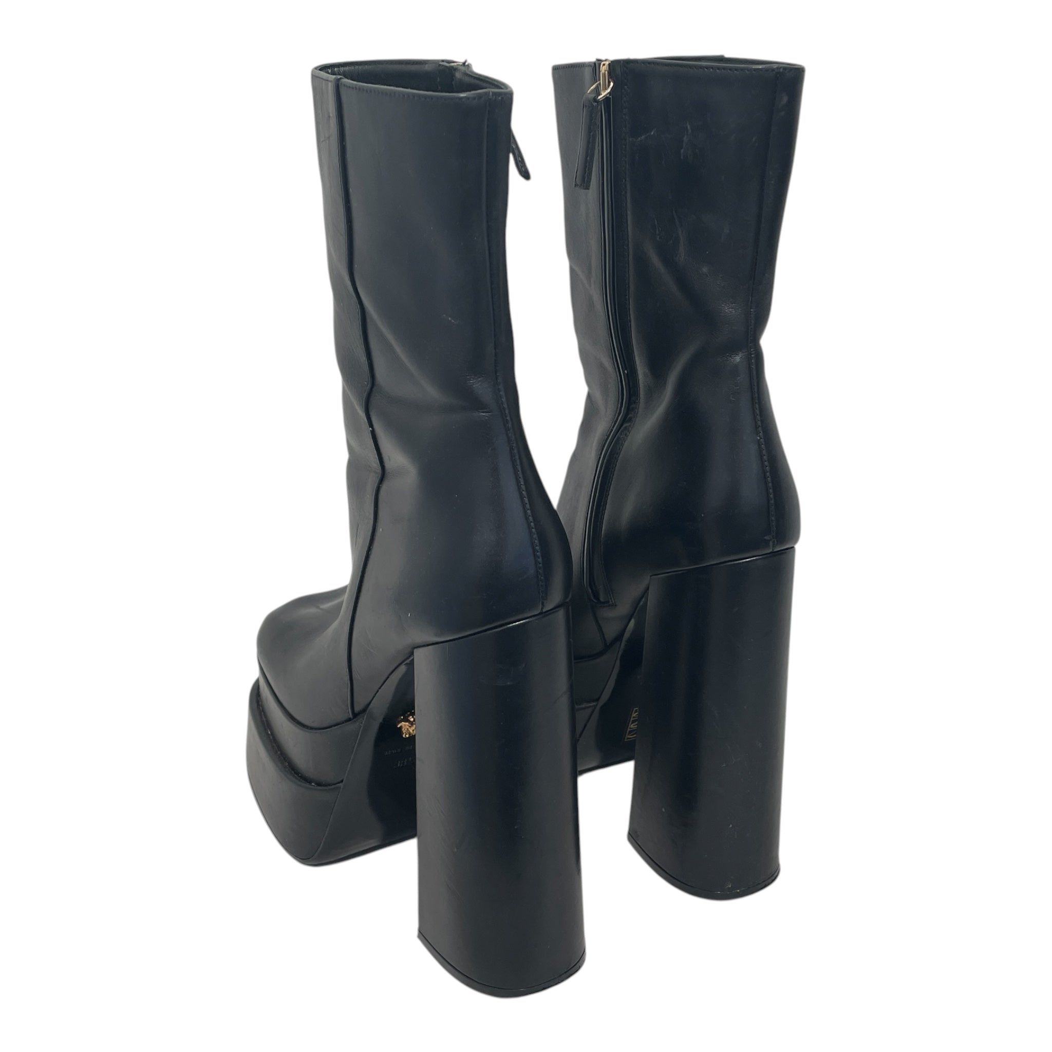VERSACE/Boots/EU 38.5/Leather/BLK/Aevita Boots view 2