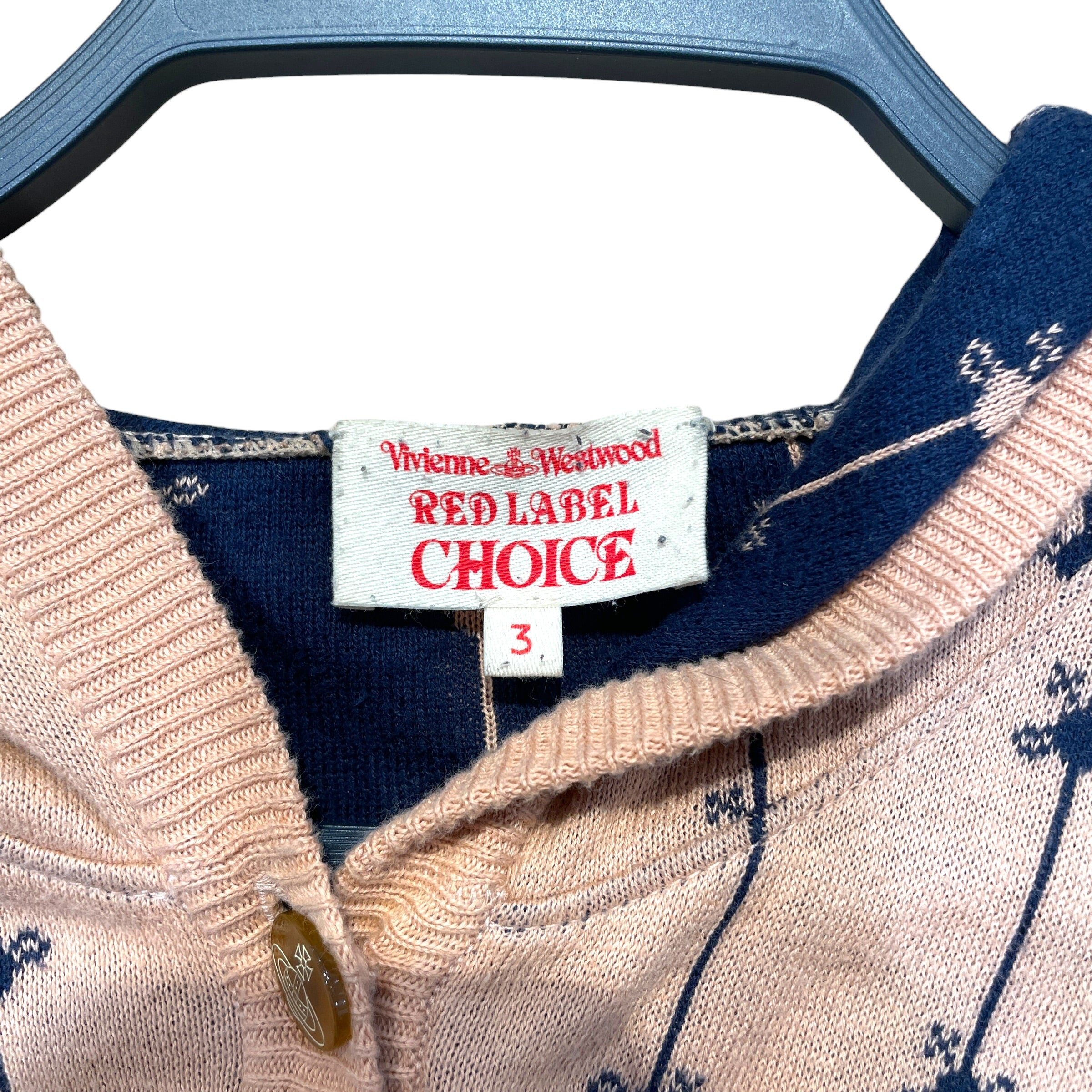 Vivienne Westwood/Hoodie/3/Cotton/PNK/Red label Logo Hoodie view 3