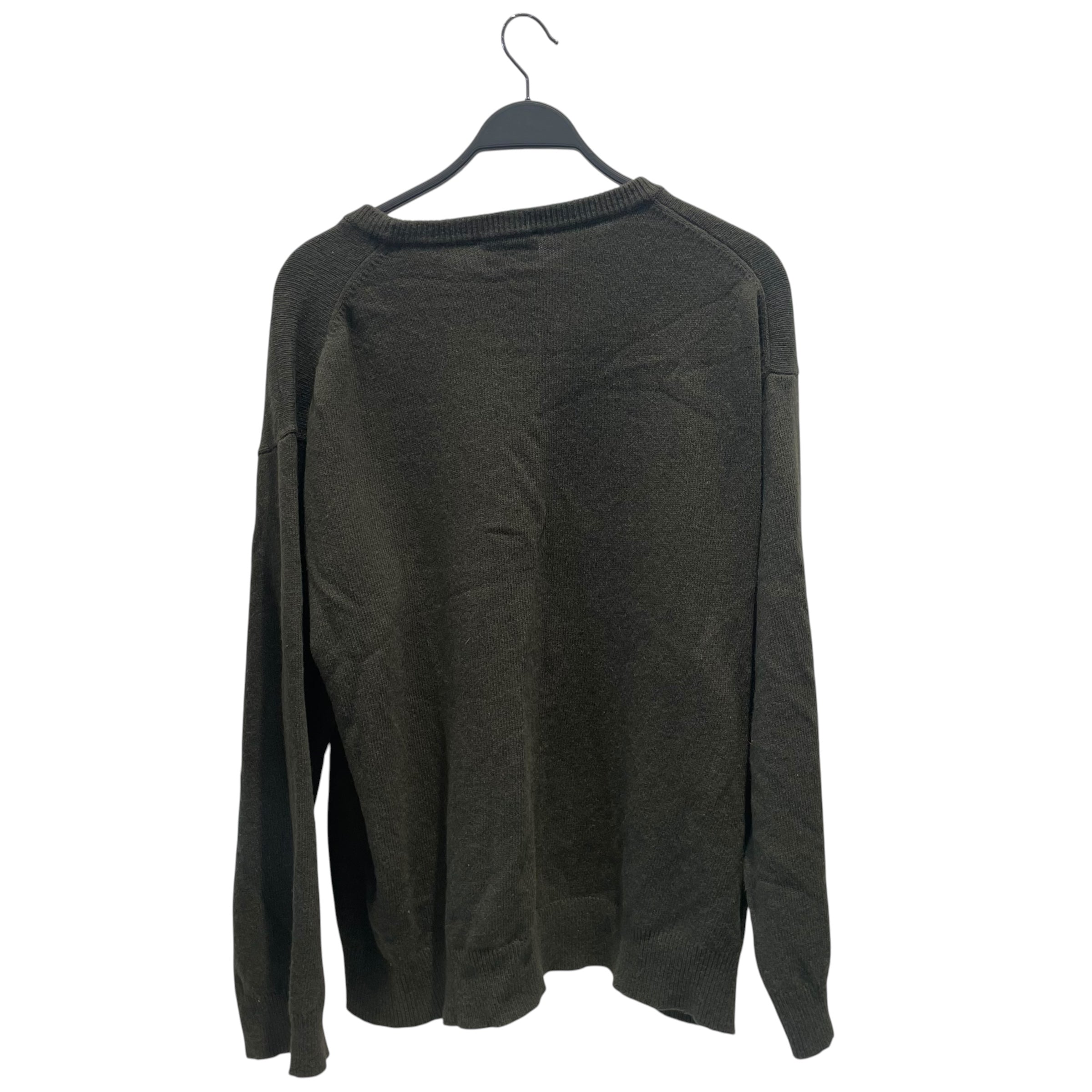 GANNI/Sweater/L/Graphic/Wool/GRN/Cherry have a good day logo view 2