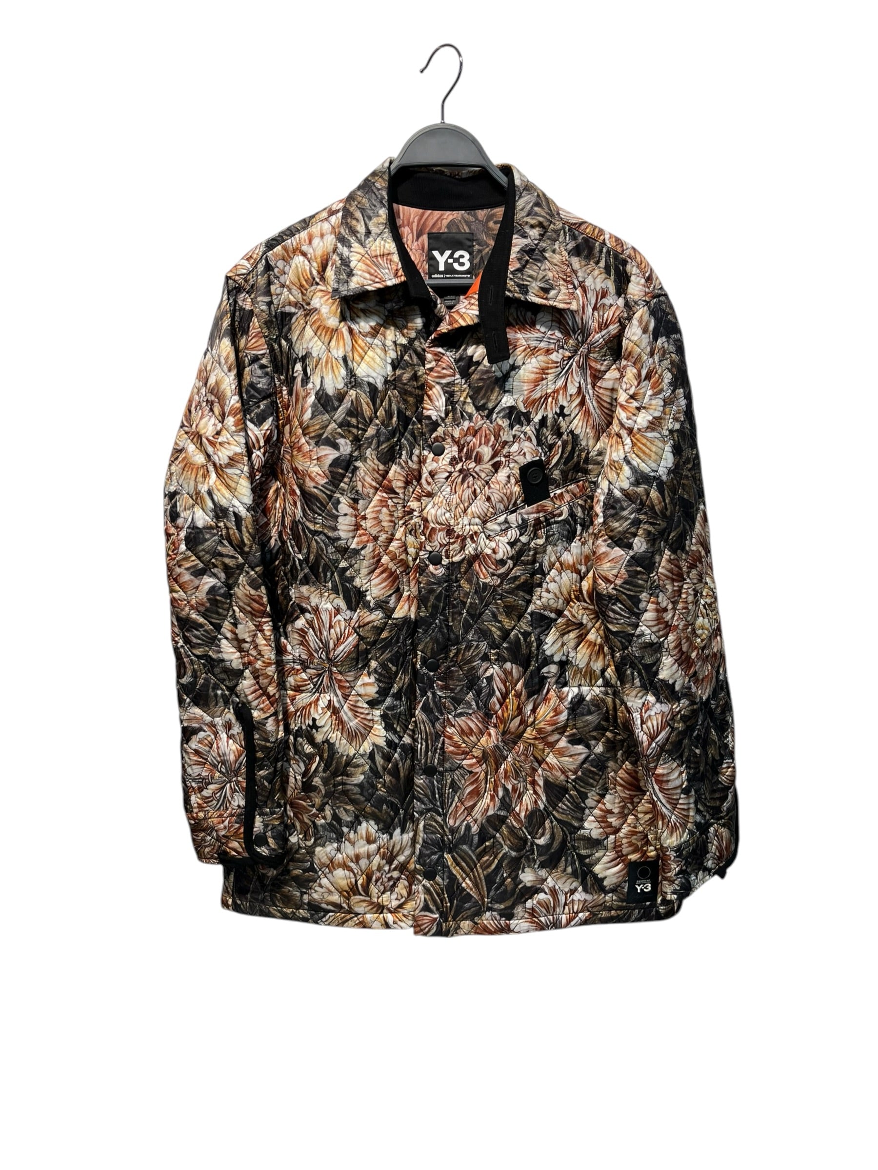 Y-3/adidas/Puffer Jkt/L/Polyester/MLT/Floral Pattern/AOP QUILTED view 1