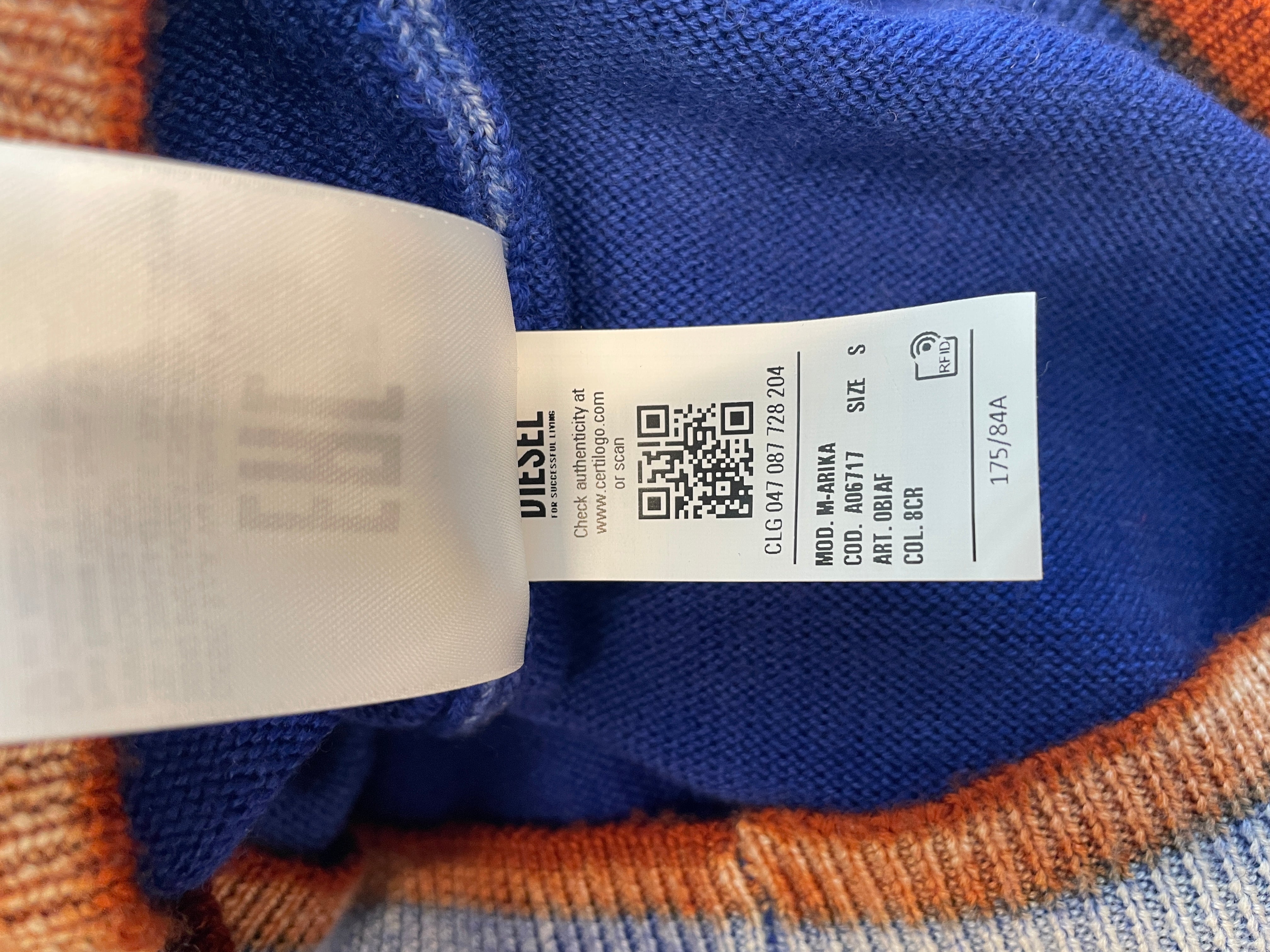 DIESEL/Cardigan/S/Wool/BLU/M-MARIKA CARDIGAN view 8