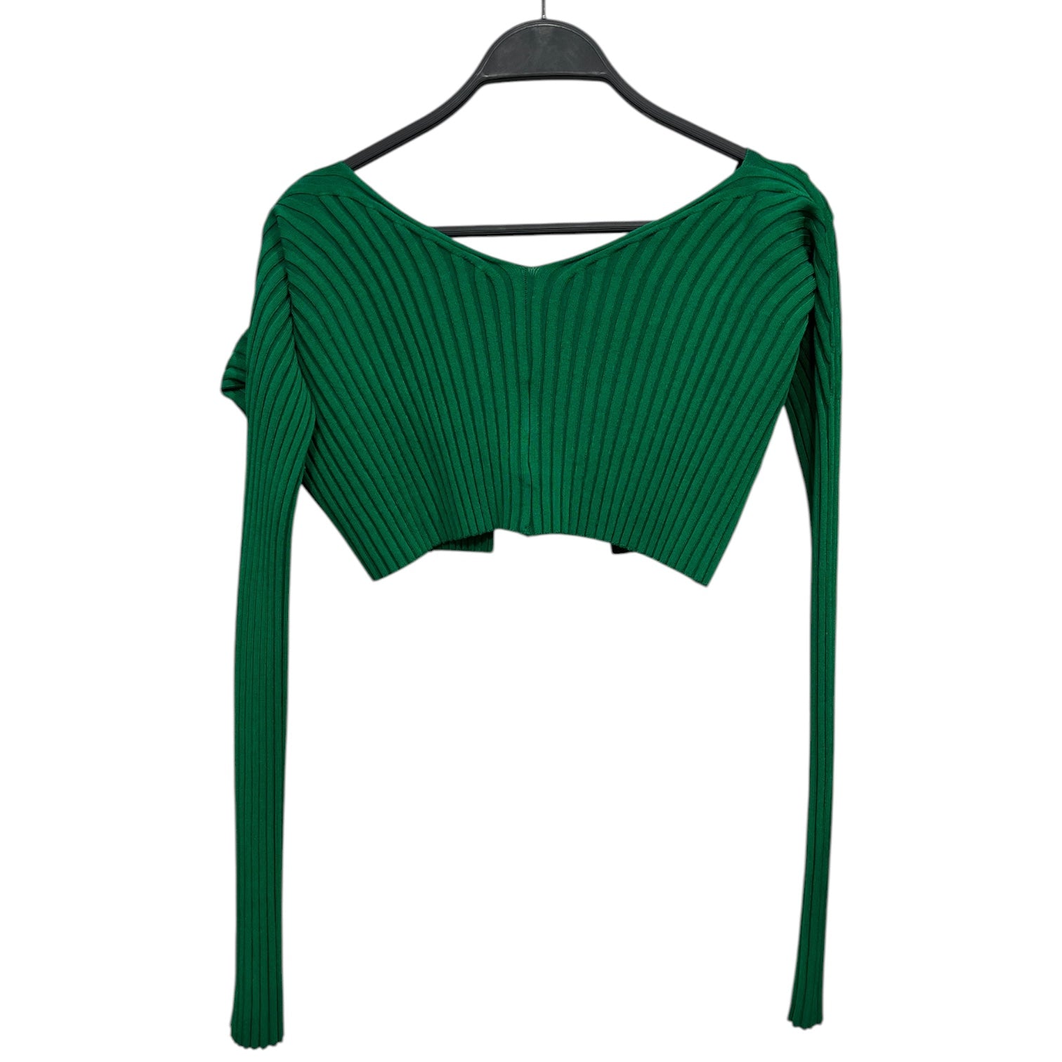 JACQUEMUS/LS Blouse/36/Cotton/GRN/GOLD LOGO CENTER CHEST view 2