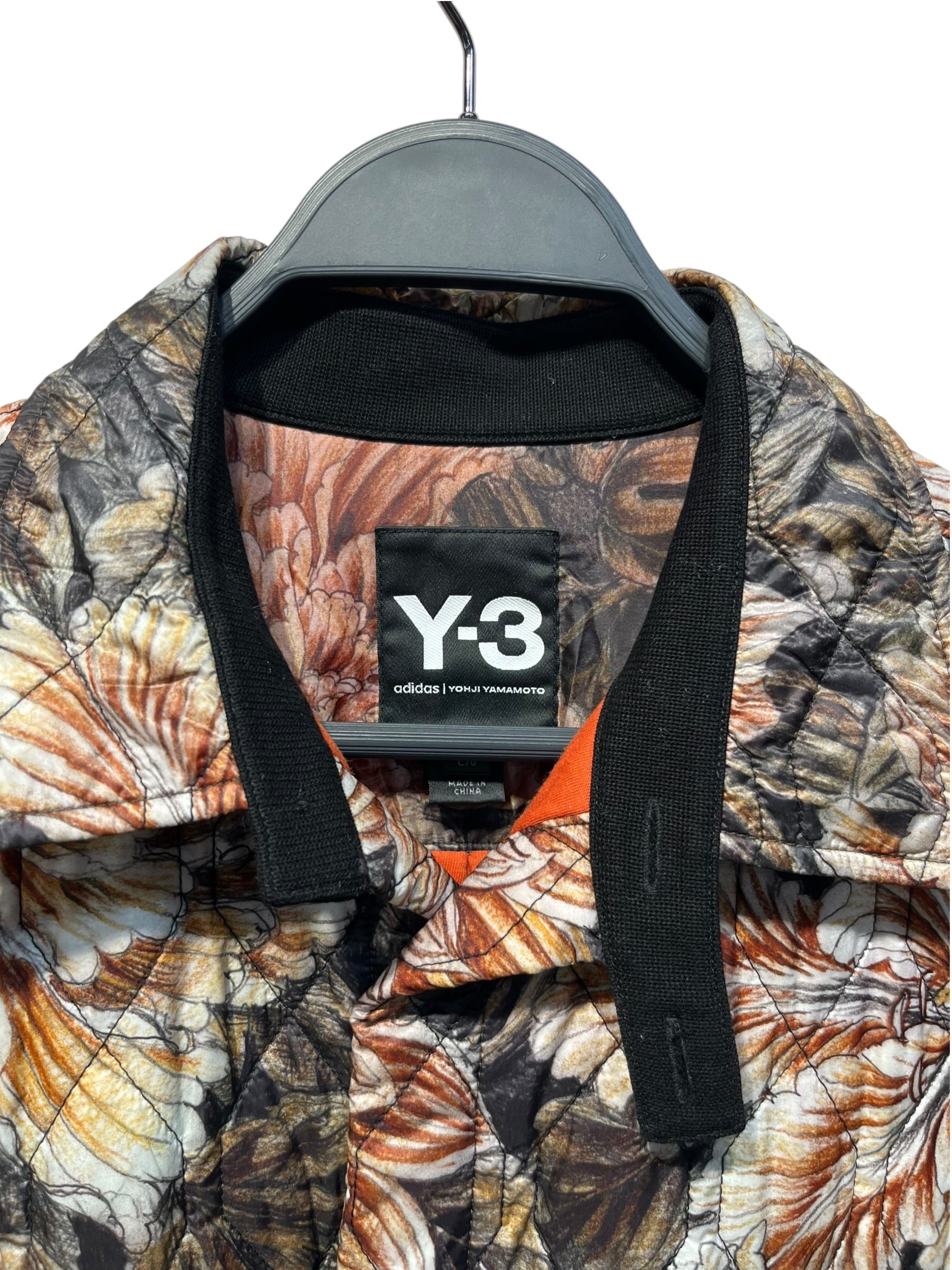 Y-3/adidas/Puffer Jkt/L/Polyester/MLT/Floral Pattern/AOP QUILTED view 3