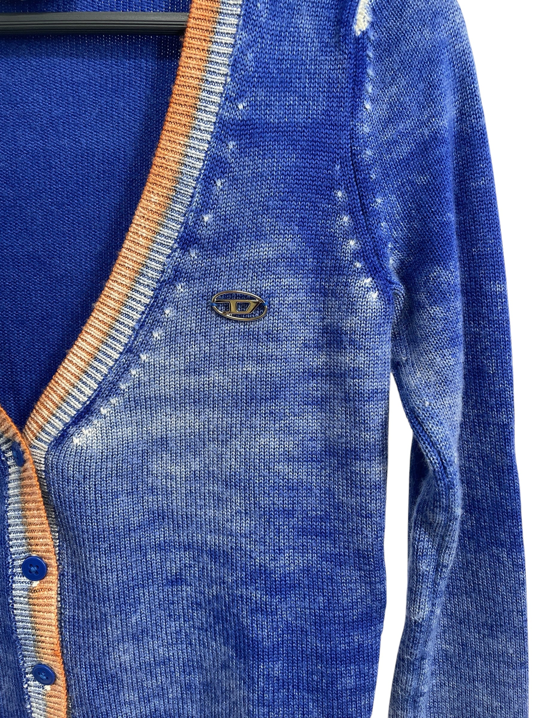 DIESEL/Cardigan/S/Wool/BLU/M-MARIKA CARDIGAN view 2