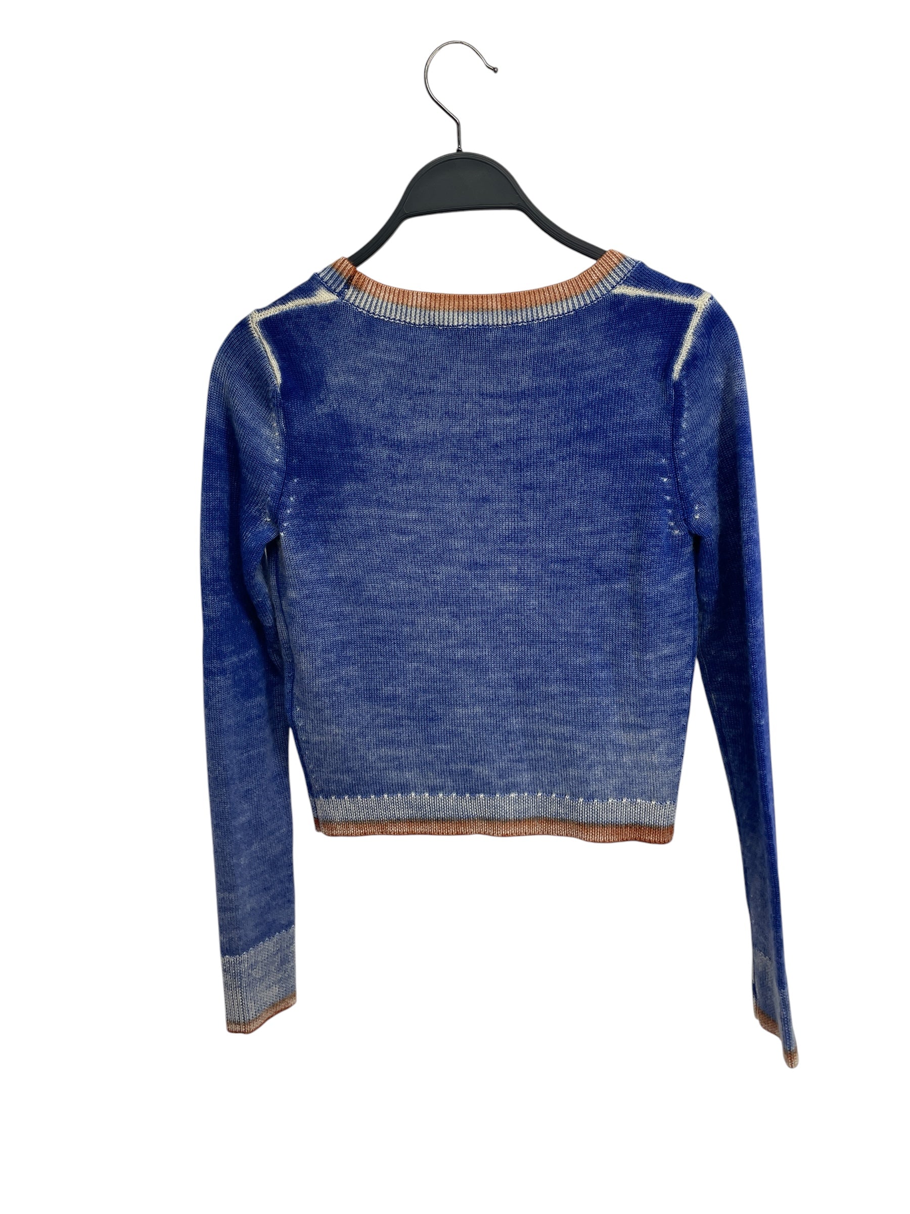 DIESEL/Cardigan/S/Wool/BLU/M-MARIKA CARDIGAN view 3