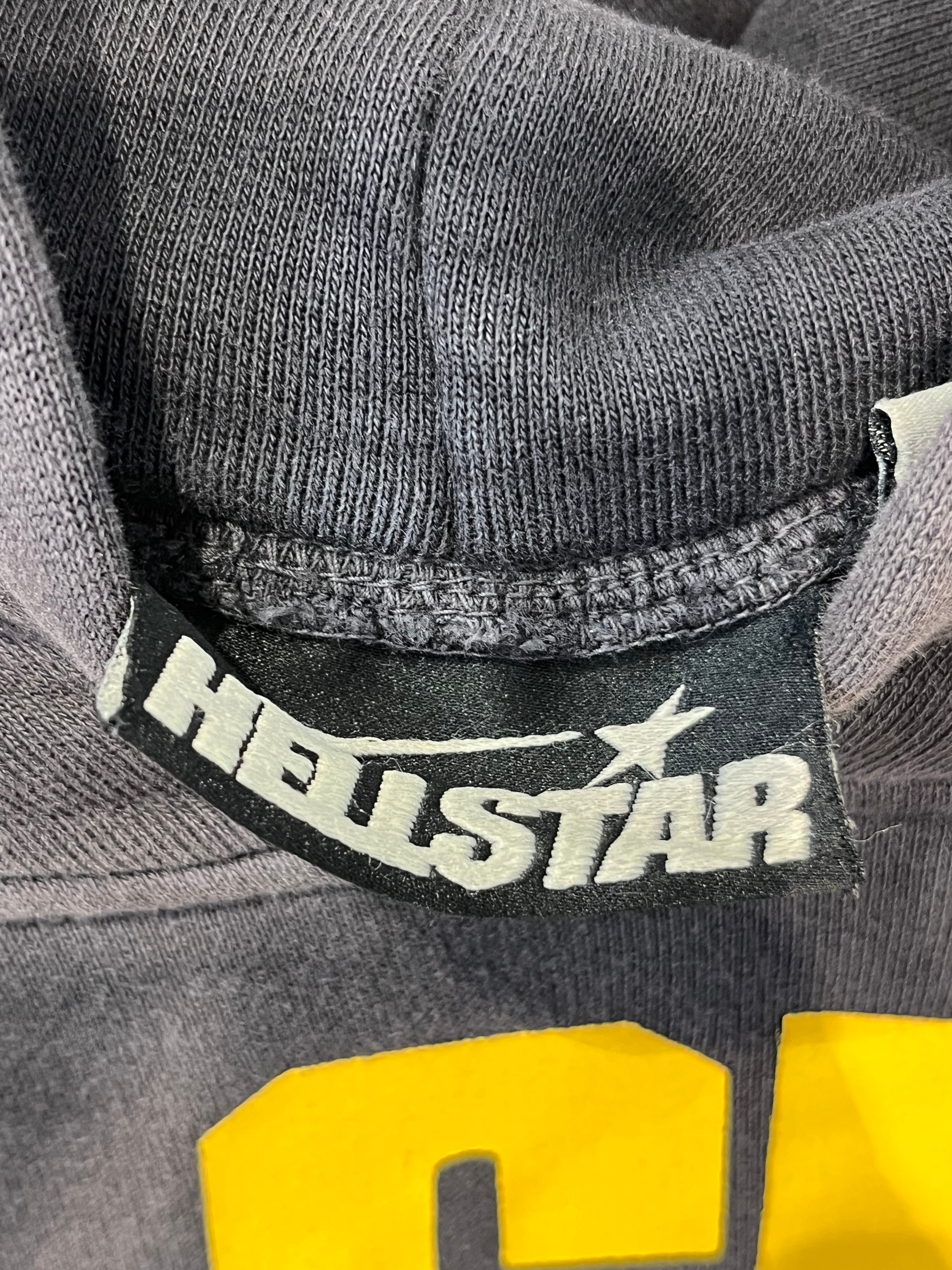 HELLSTAR/Hoodie/S/Graphic/Cotton/GRY/Pullover/no guts no glory hoodie view 3