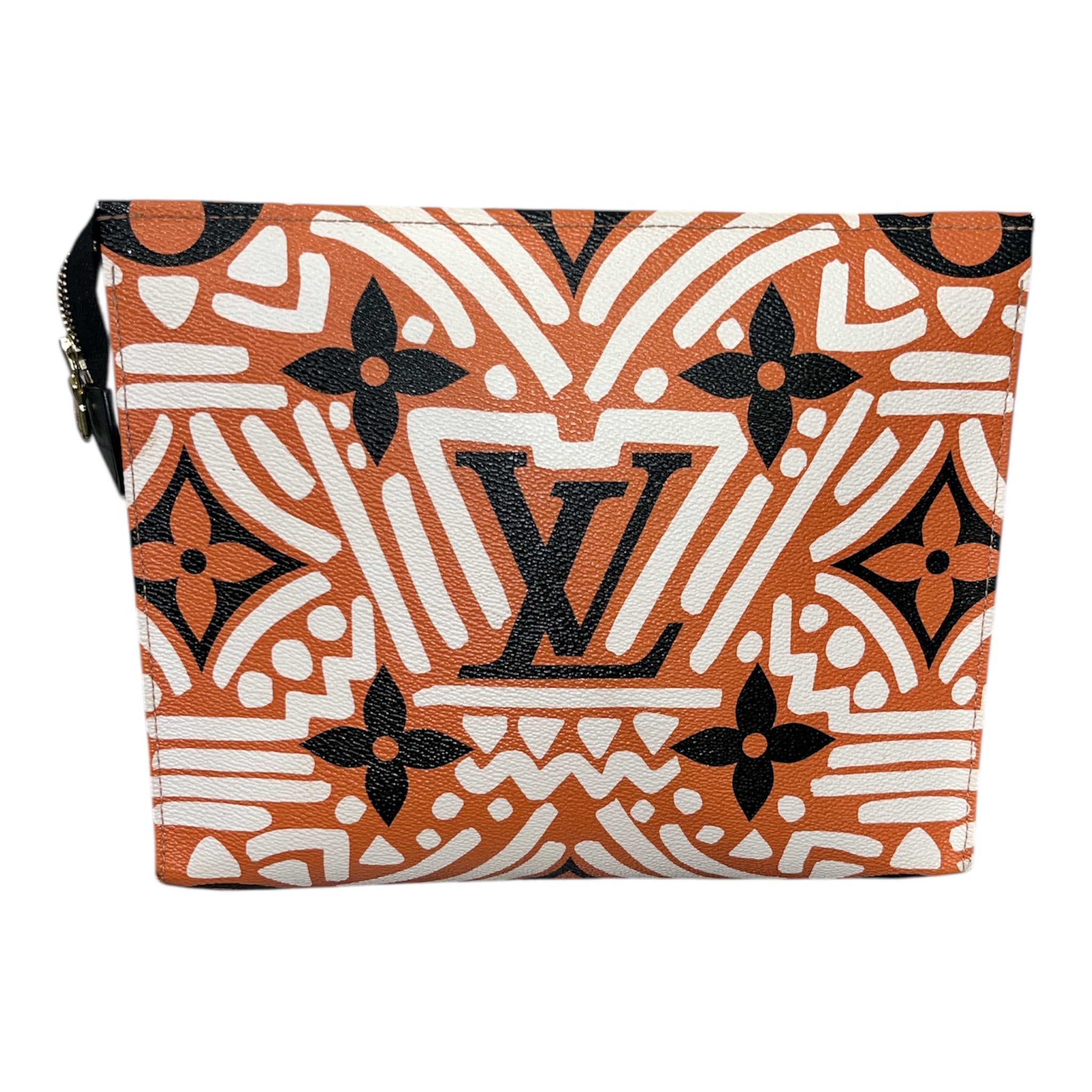LOUIS VUITTON/Clutch Bag/All Over Print/Leather/ORN/GIANT TOILETRY POUCH view 1