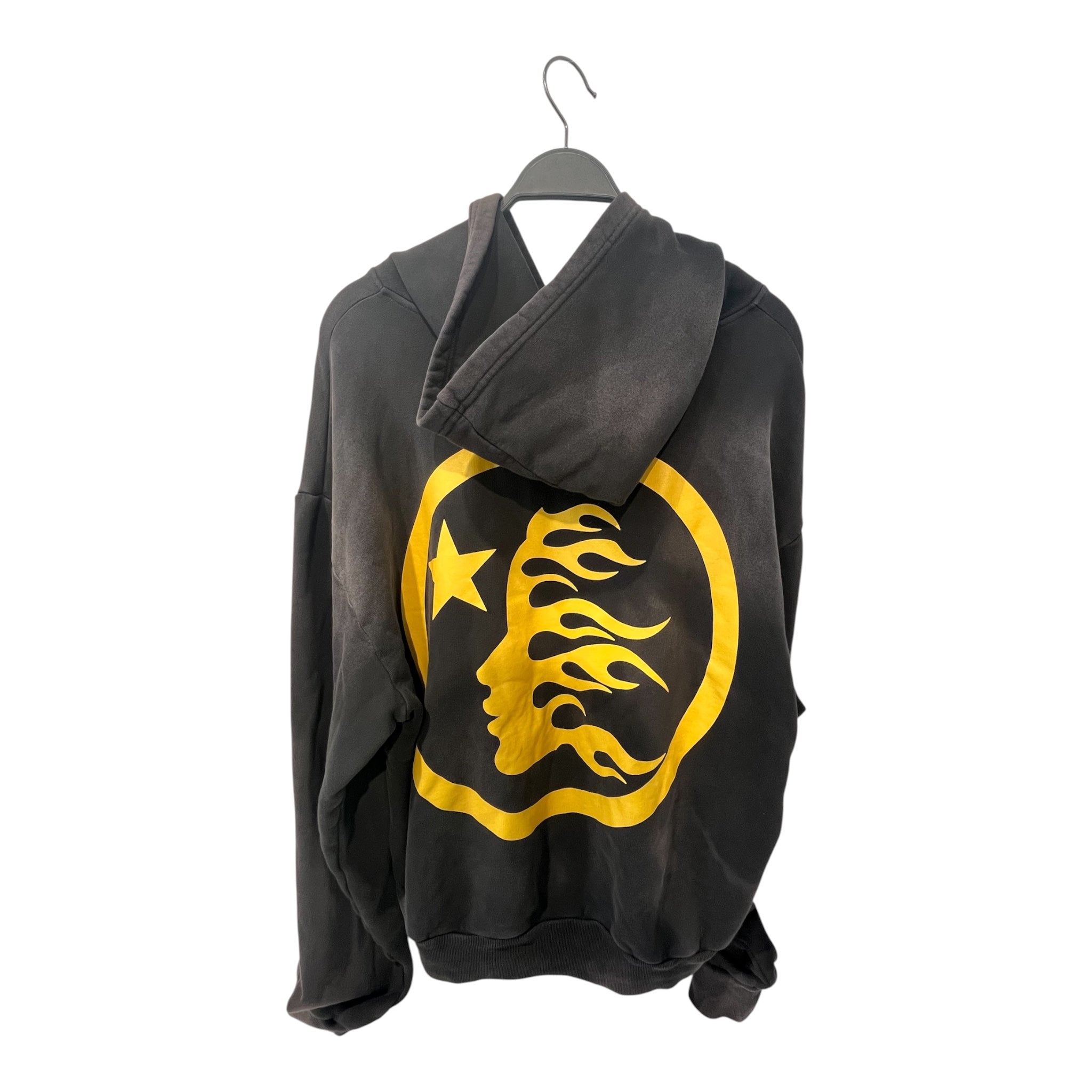 HELLSTAR/Hoodie/S/Graphic/Cotton/GRY/Pullover/no guts no glory hoodie view 2