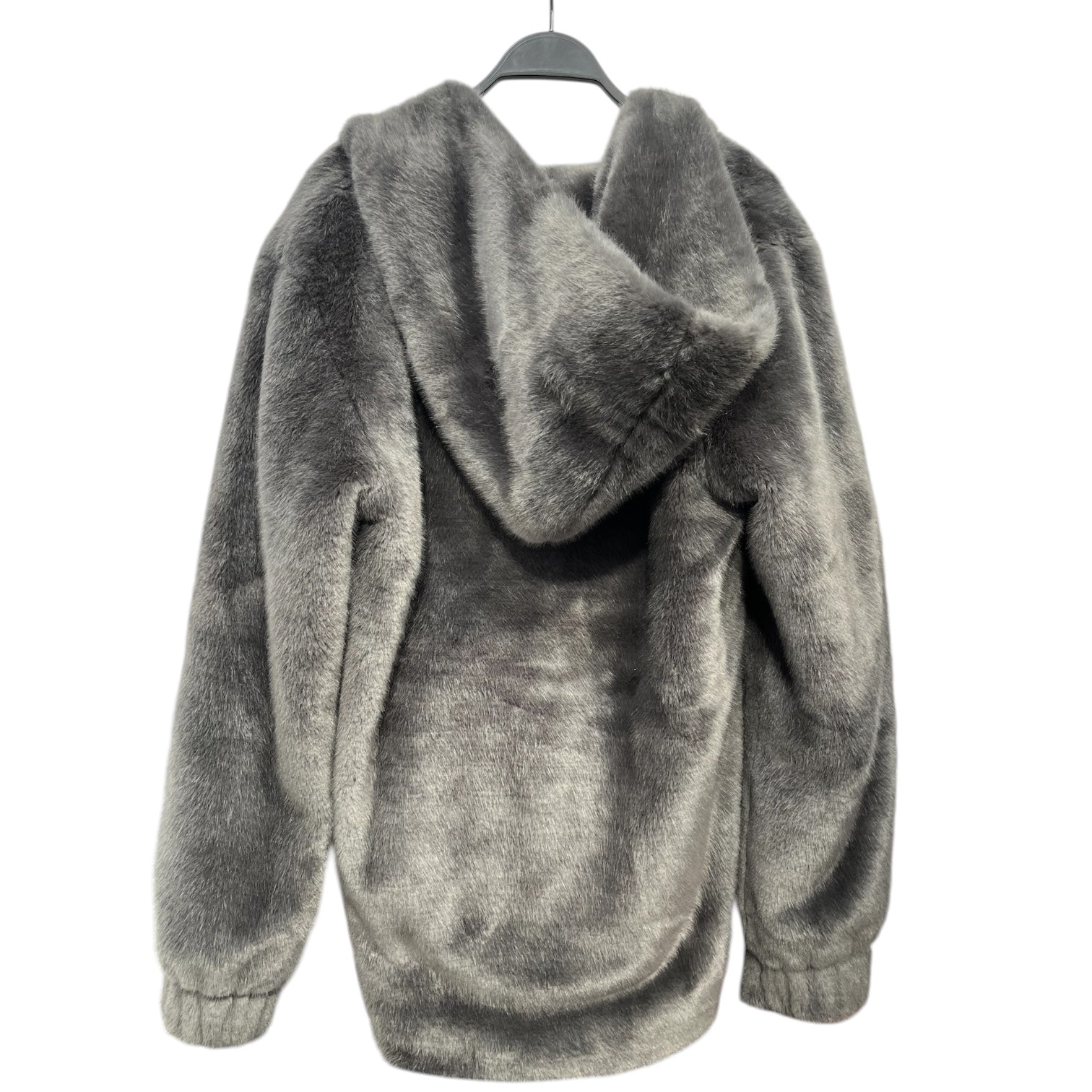 Helmut Lang/Jacket/M/Faux Fur/GRY/Helmut lang faux fur bomber view 2