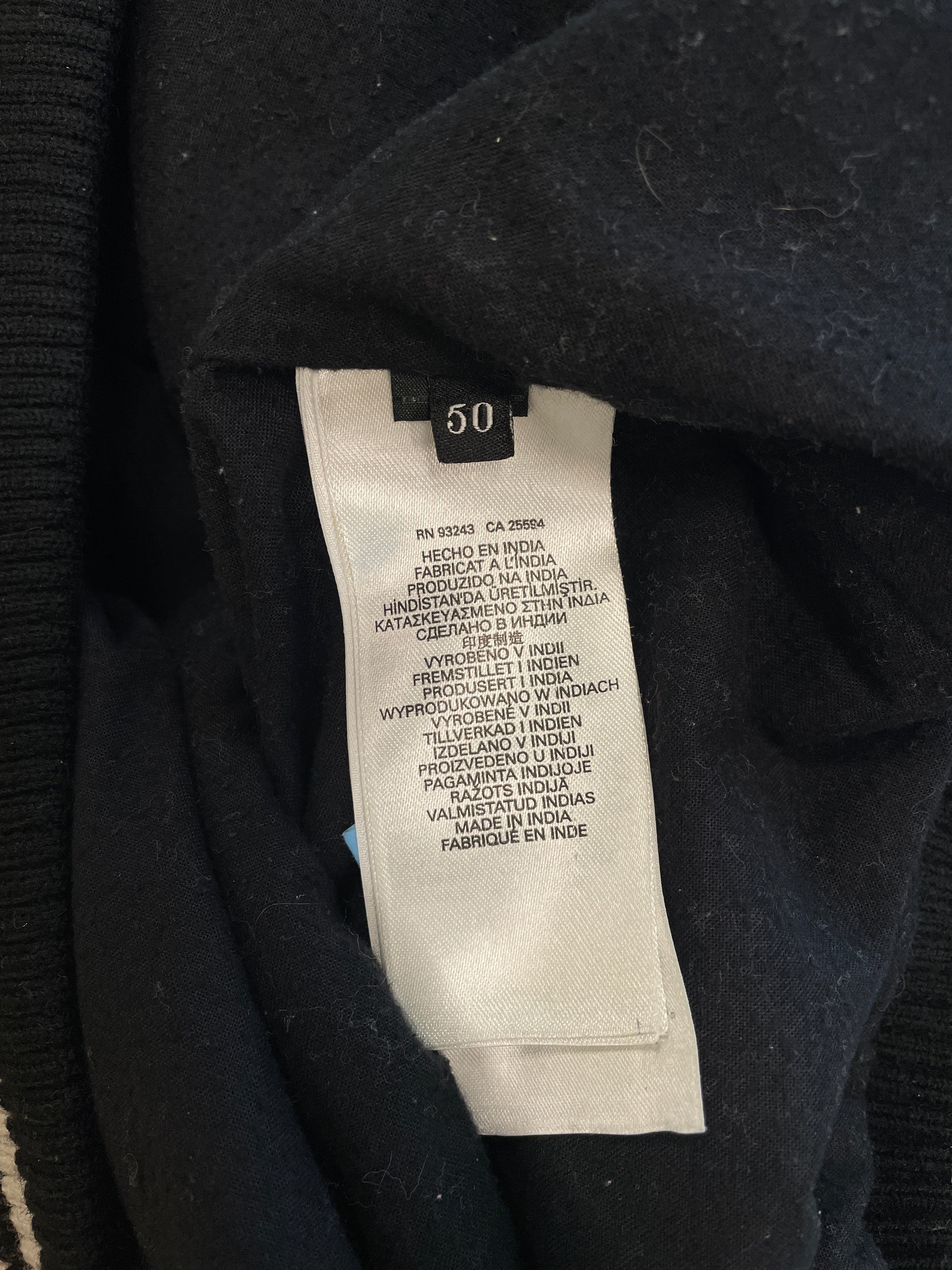 DIESEL/Jacket/50/Cotton/BLK/varsity jacket/ leather sleeve view 5