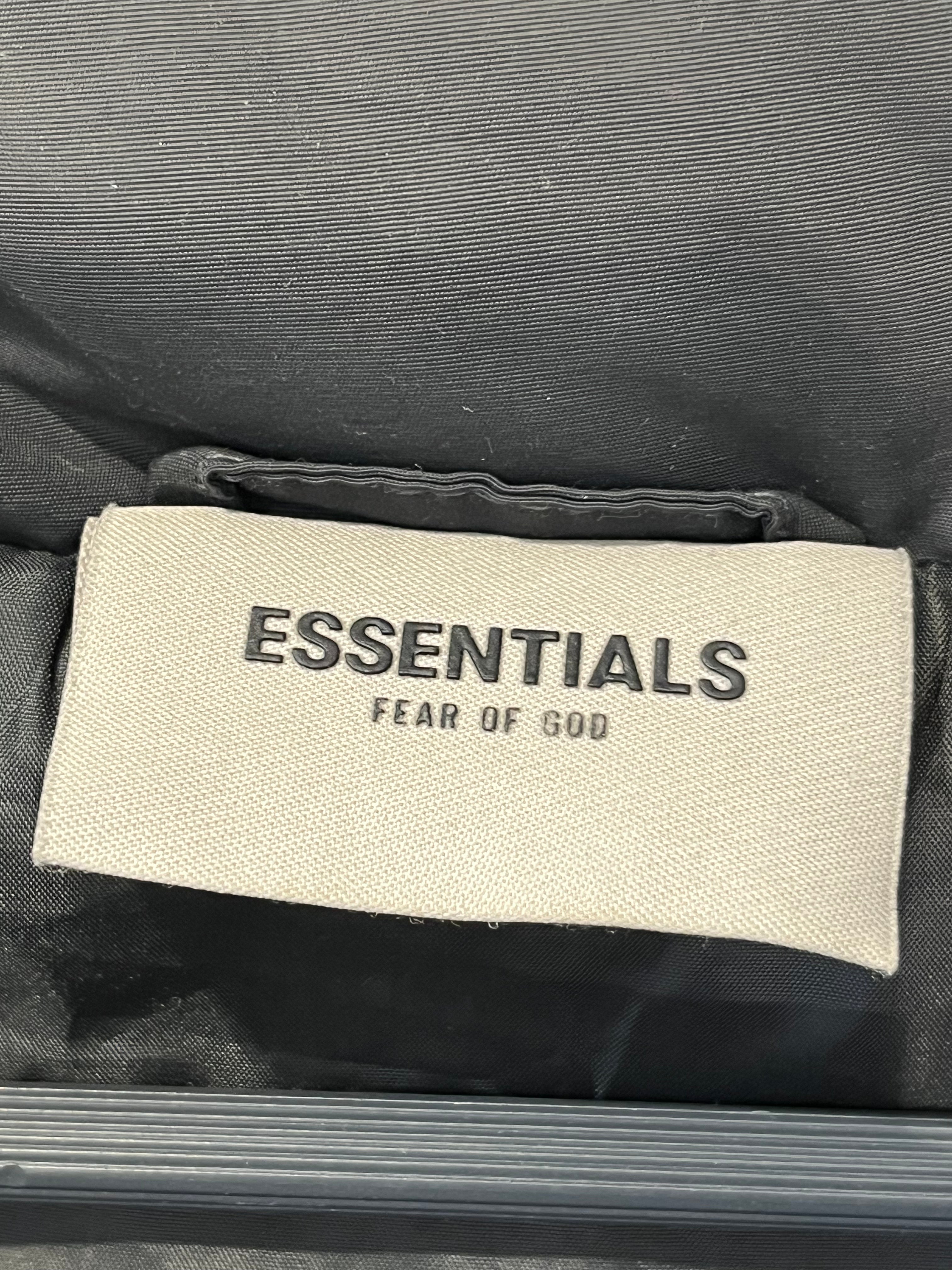 FOG ESSENTIALS/Puffer Coat/XXS/Cotton/BLK/turtle neck view 3